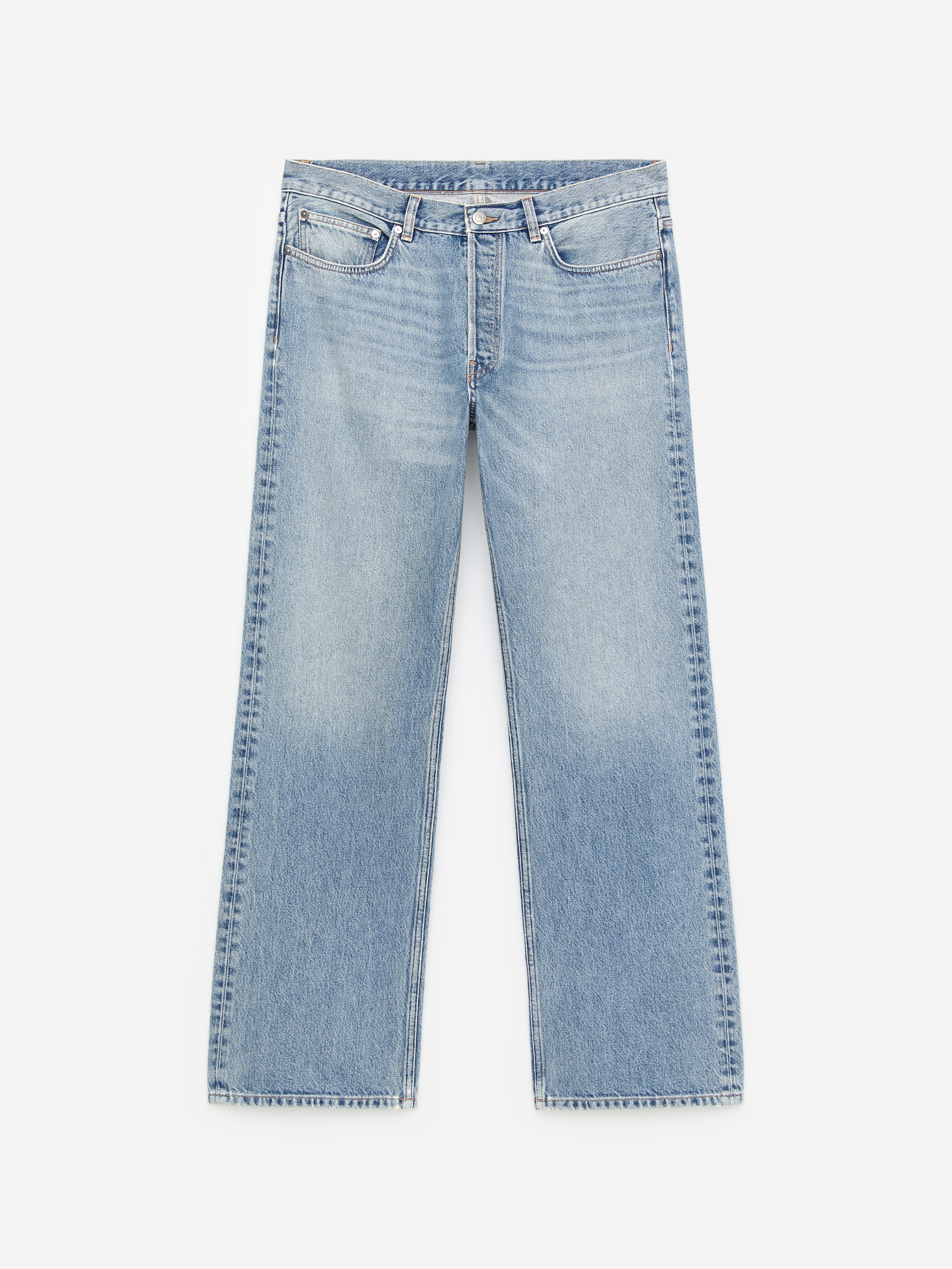 CANYON Regular Boot Cut Jeans - Light Blue/Black