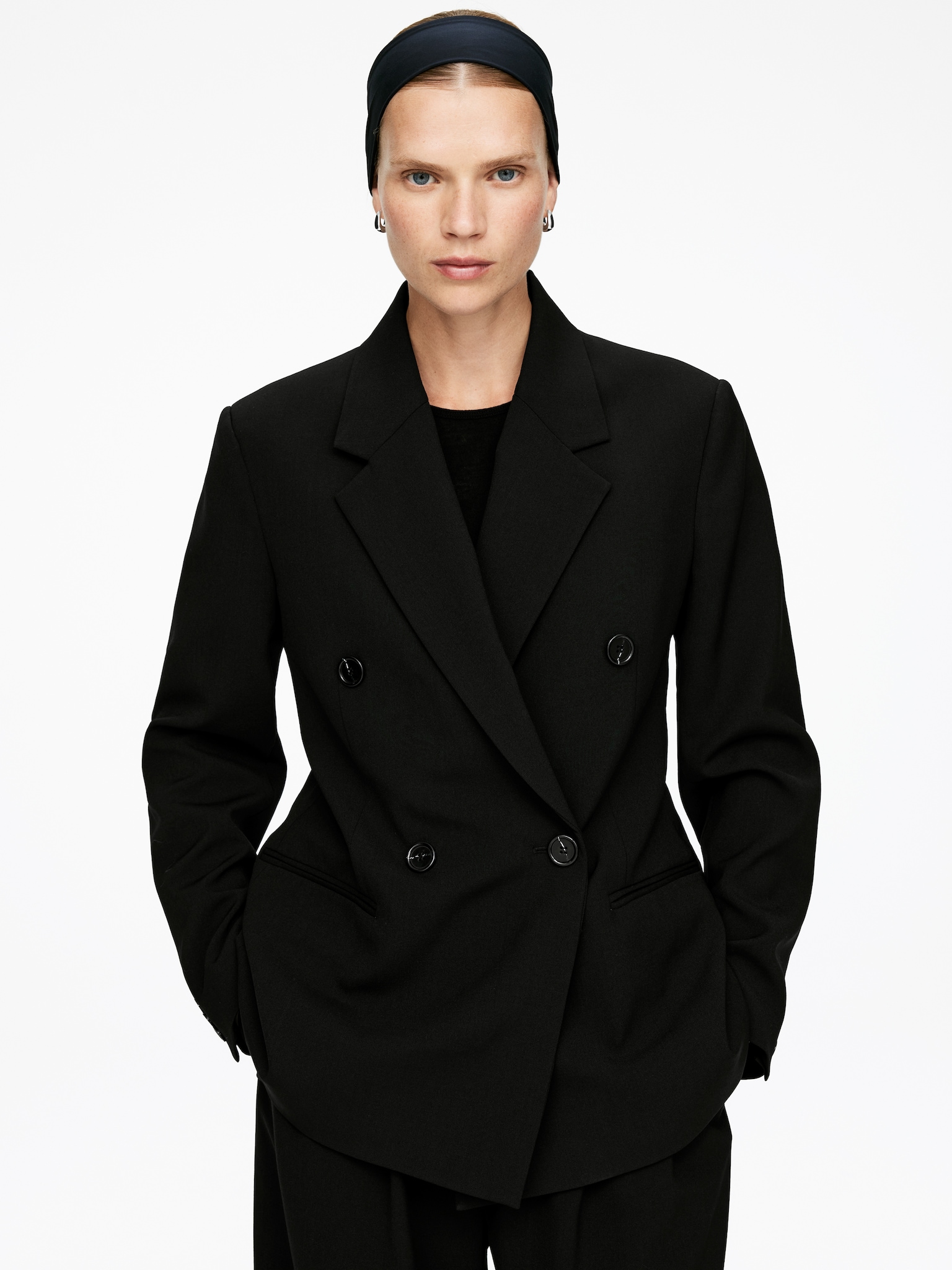 Relaxed Blazer - Black - 3