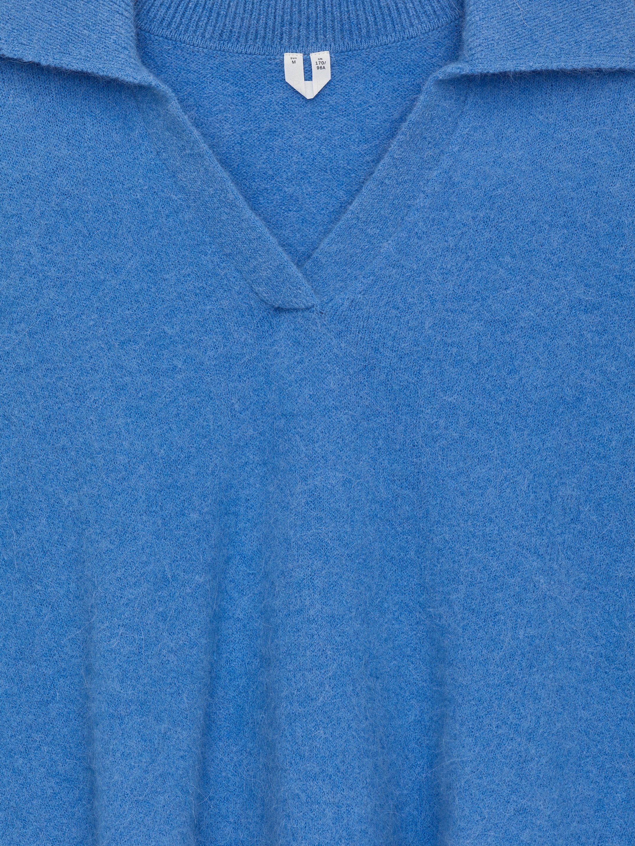 Alpaca-Wool Blend Jumper - Blue - Loose fit - Women - StillMedia/DescriptiveDetail - 2
