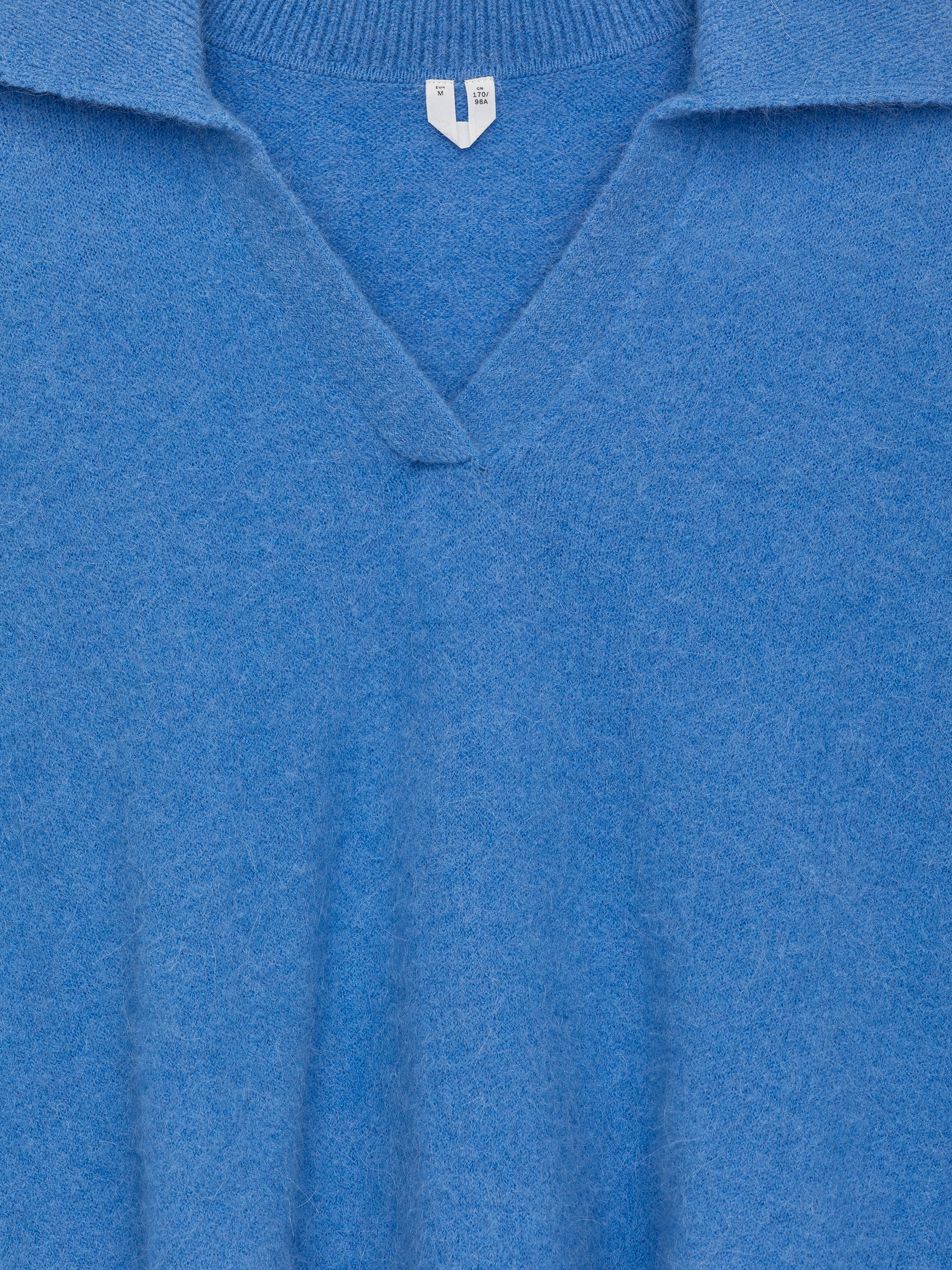 Alpaca-Wool Blend Jumper - Blue - Loose fit - Women - StillMedia/DescriptiveDetail - 2