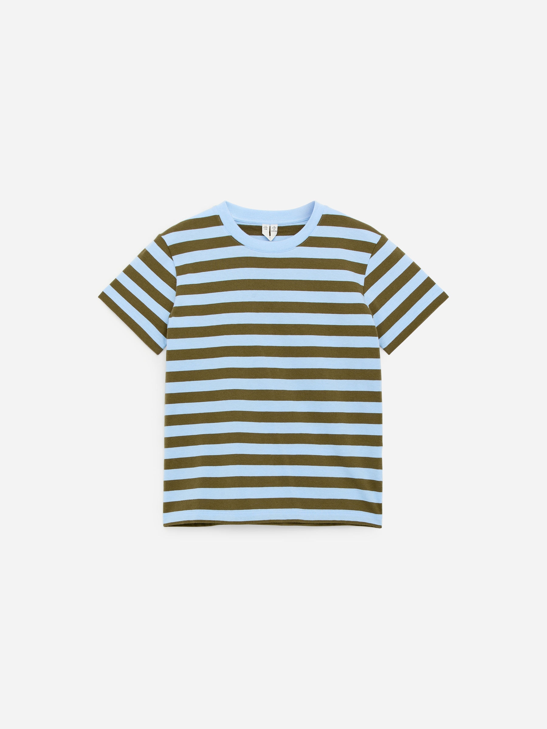 Crew-Neck T-Shirt-#92B1DD-18667