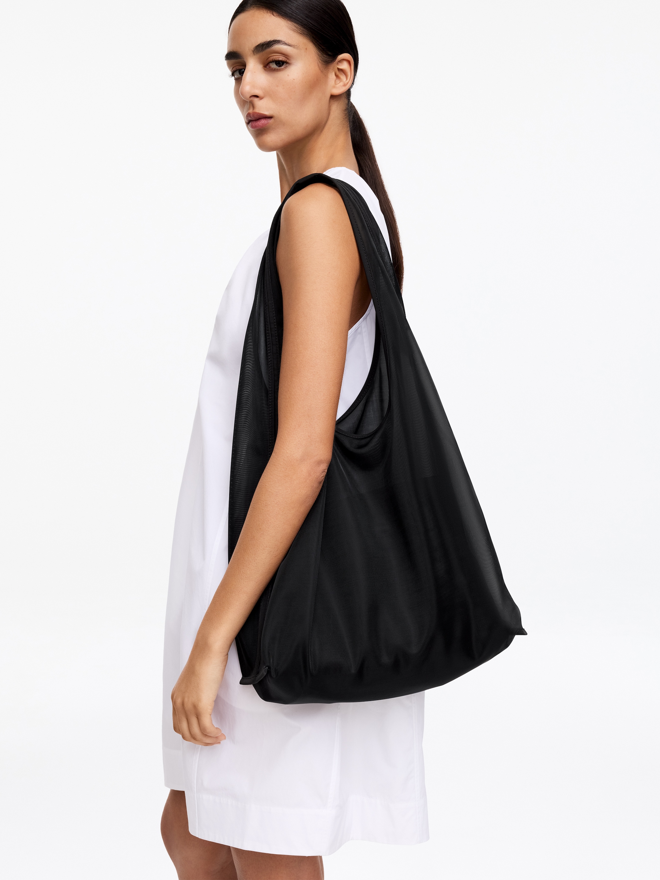 Mesh Tote Bag - Black - Women - StillMedia/Lookbook - 3