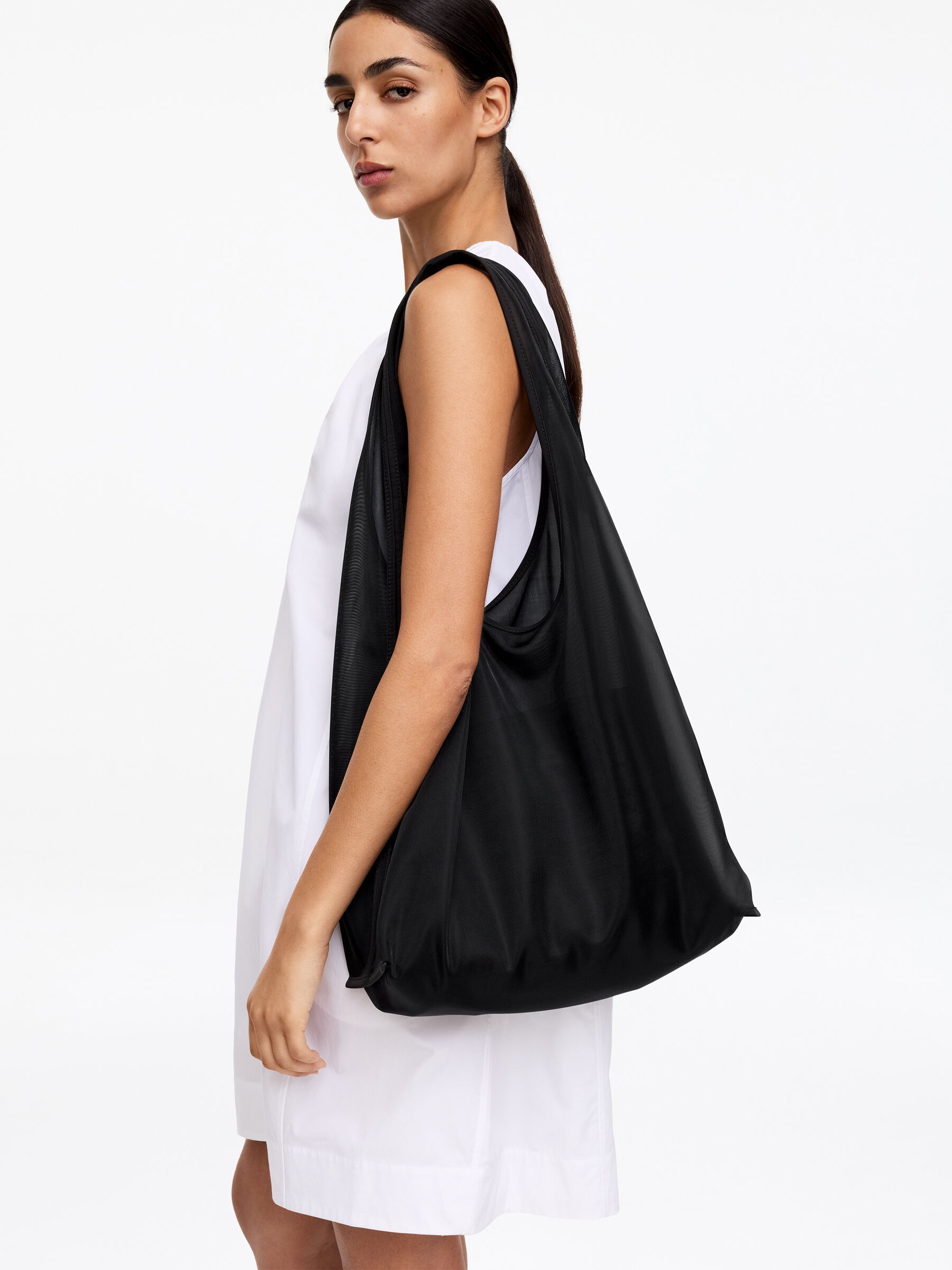 Bolso tote de malla - Negro - Women - StillMedia/Lookbook - 3