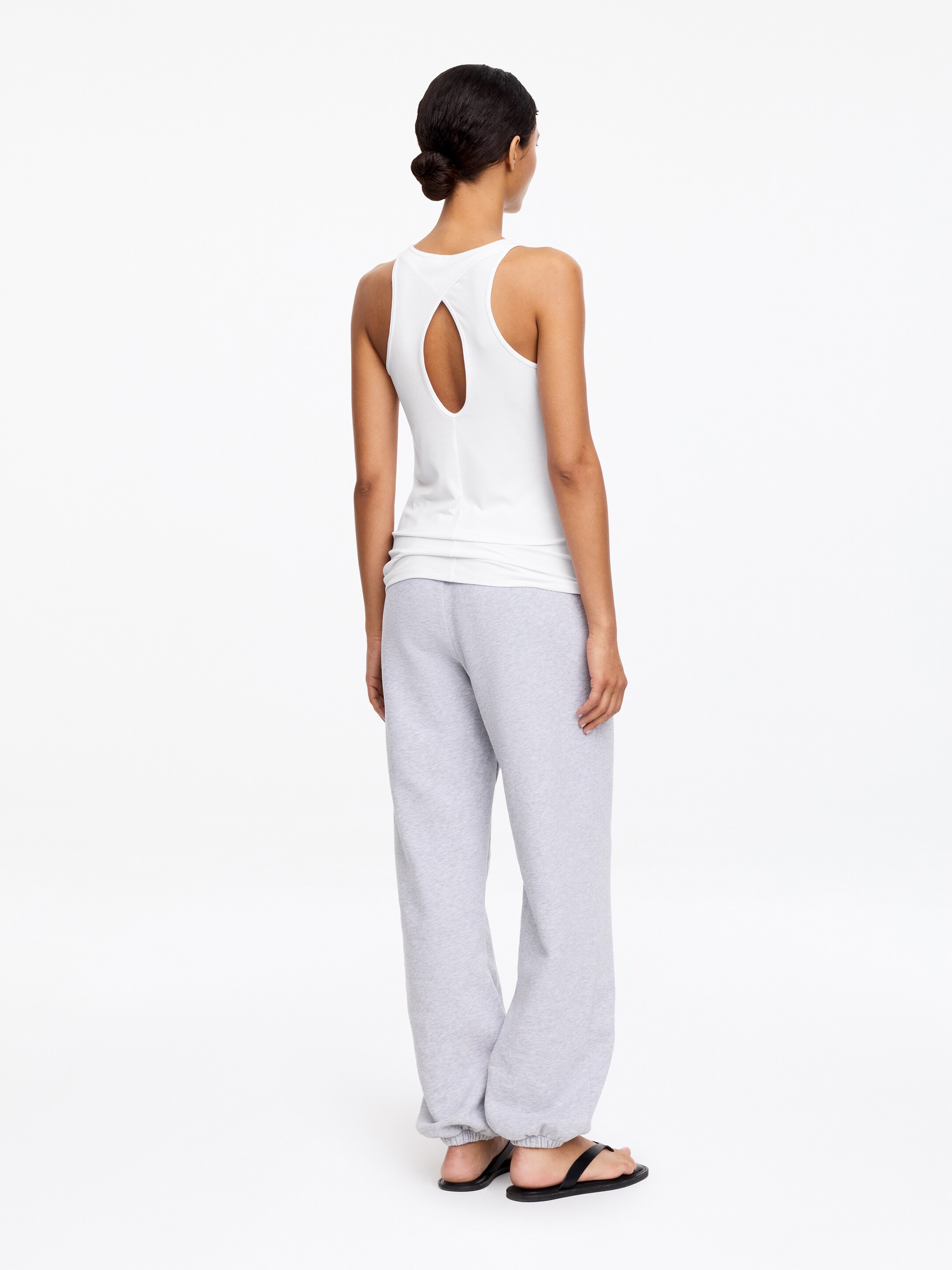 Canotta a coste - Bianco - Regular fit - Women - StillMedia/Lookbook - 2