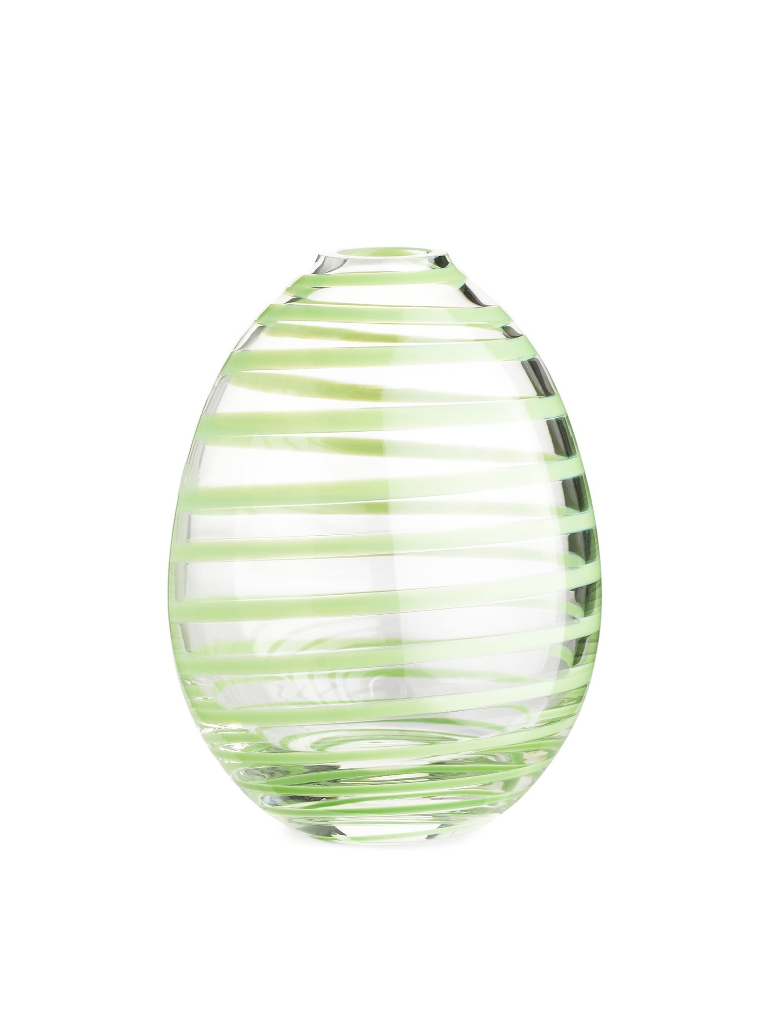Glasvase 11 cm - Grün