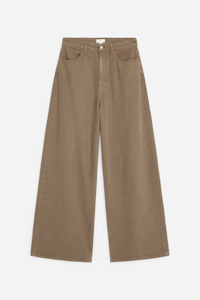 Wide Trousers - Dark Mole/Pink/Black - 1