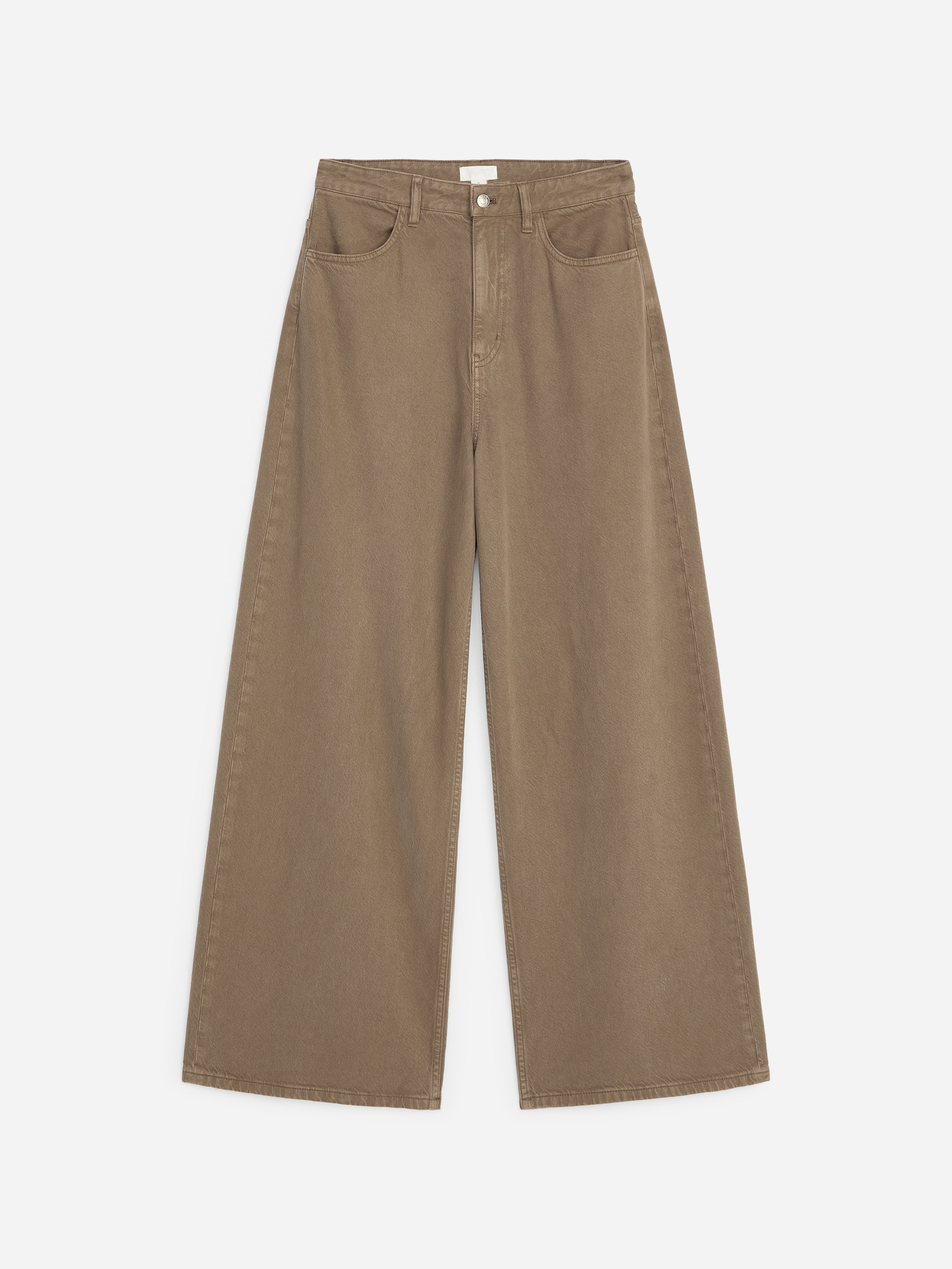 Wide Trousers-Brown-19849