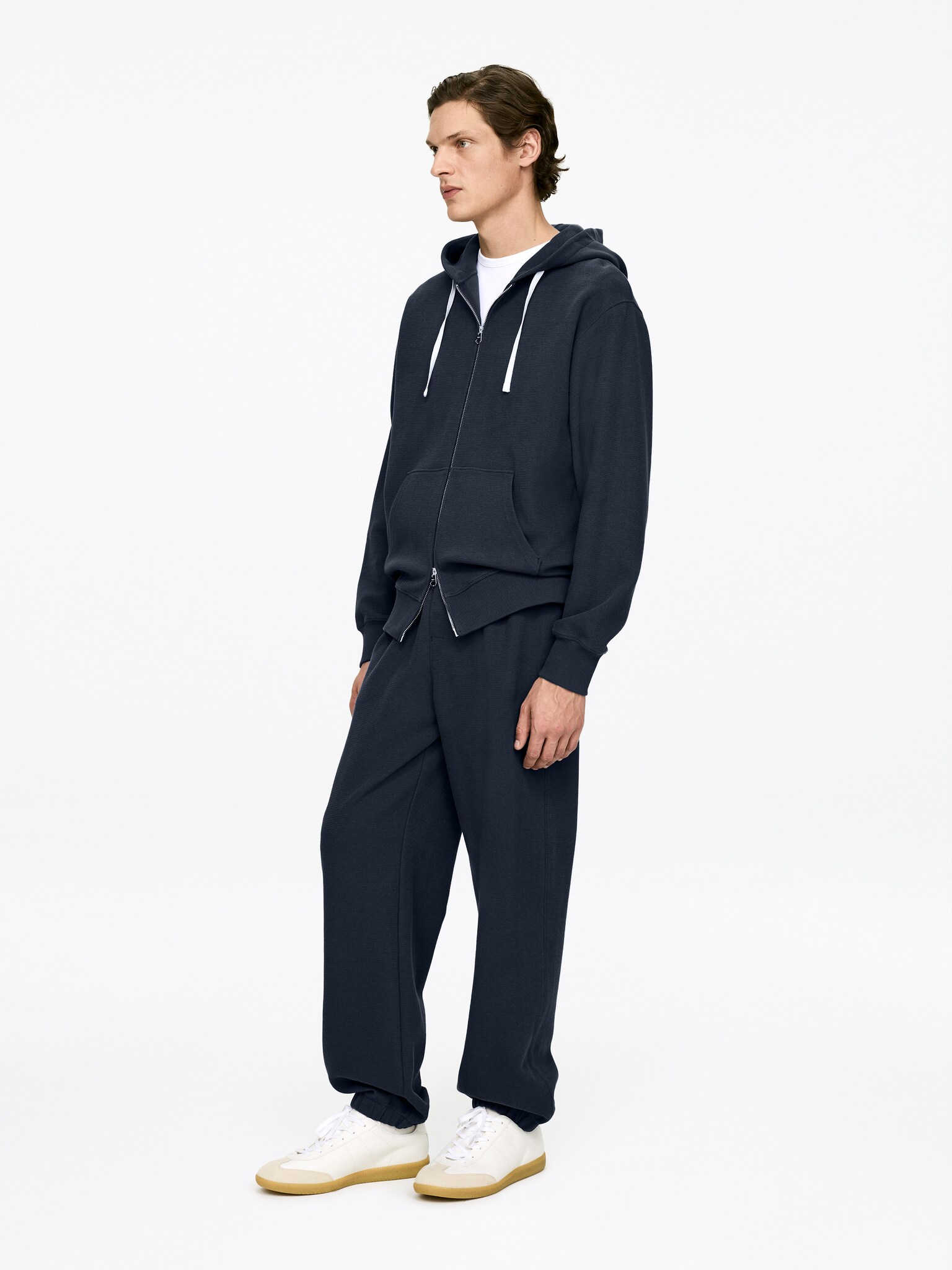 Sweat à capuche avec fermeture éclair - Bleu foncé - 5