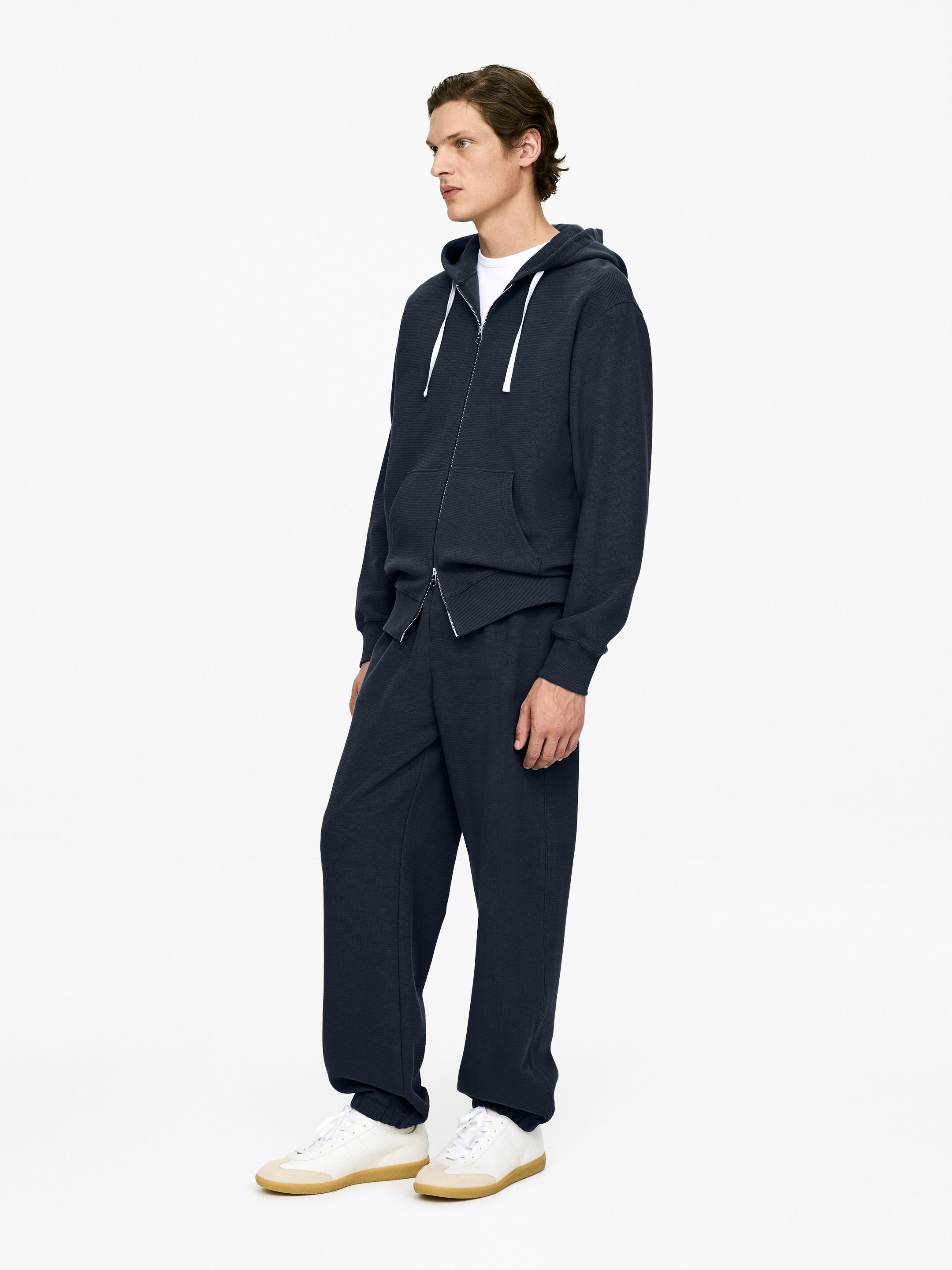 Zobrazit větší obrázek: Zip mikina - Tmavě modrá - MUŽI | H&M CZ 3