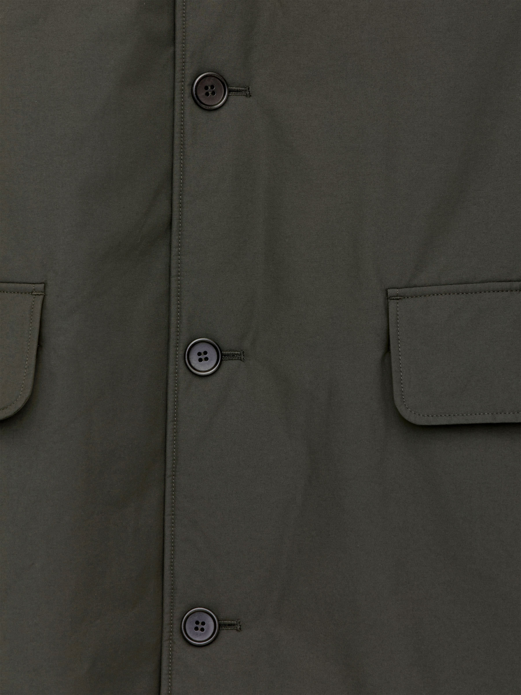 Light-Padded Car Coat - Dark Green - Loose fit - Men - StillMedia/DescriptiveDetail - 2