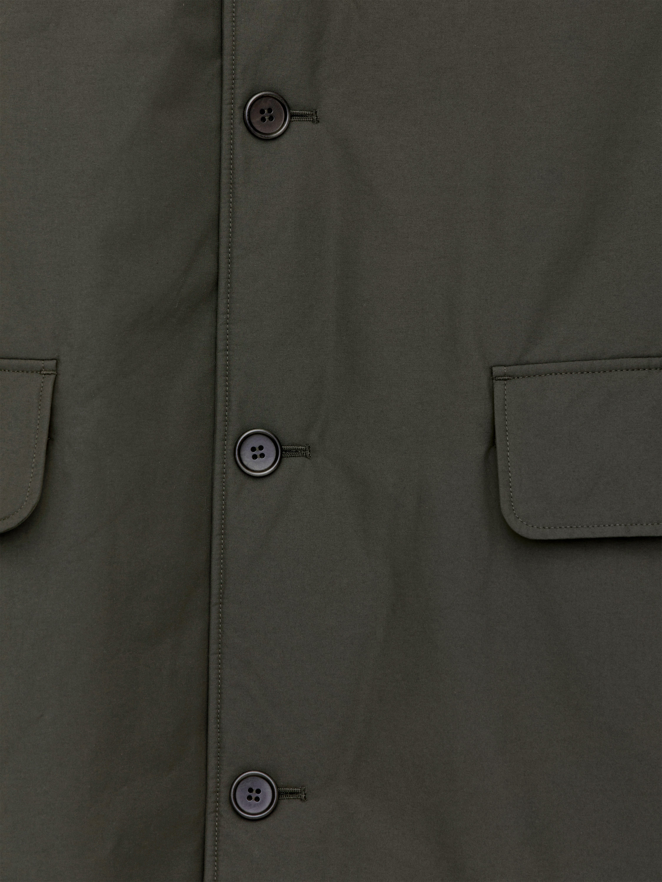 Lätt vadderad carcoat - Mörkgrön - Loose fit - Men - StillMedia/DescriptiveDetail - 2