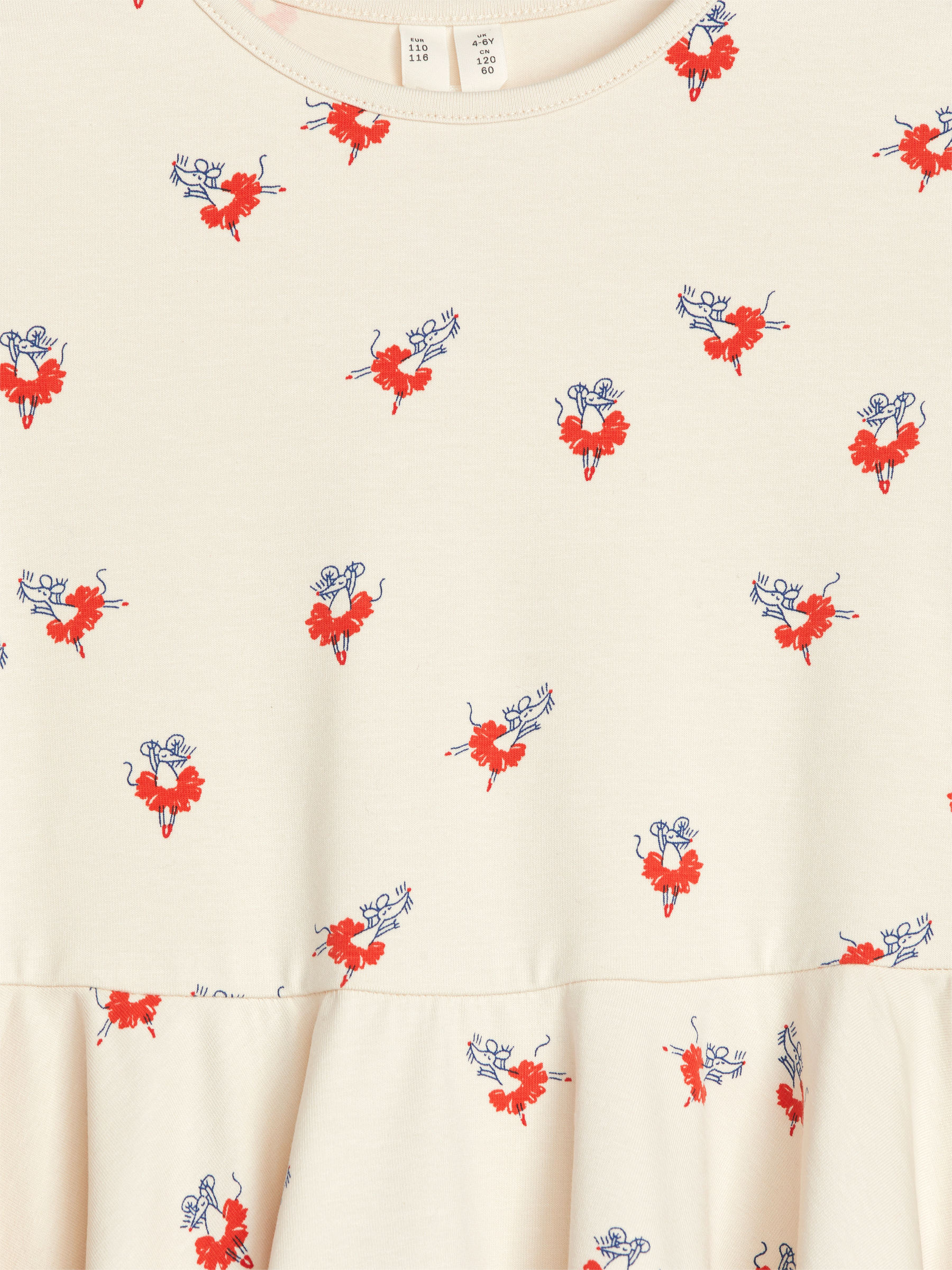 Jersey Dress - Off White/Ballerinas - Regular fit - Women - StillMedia/DescriptiveDetail - 1