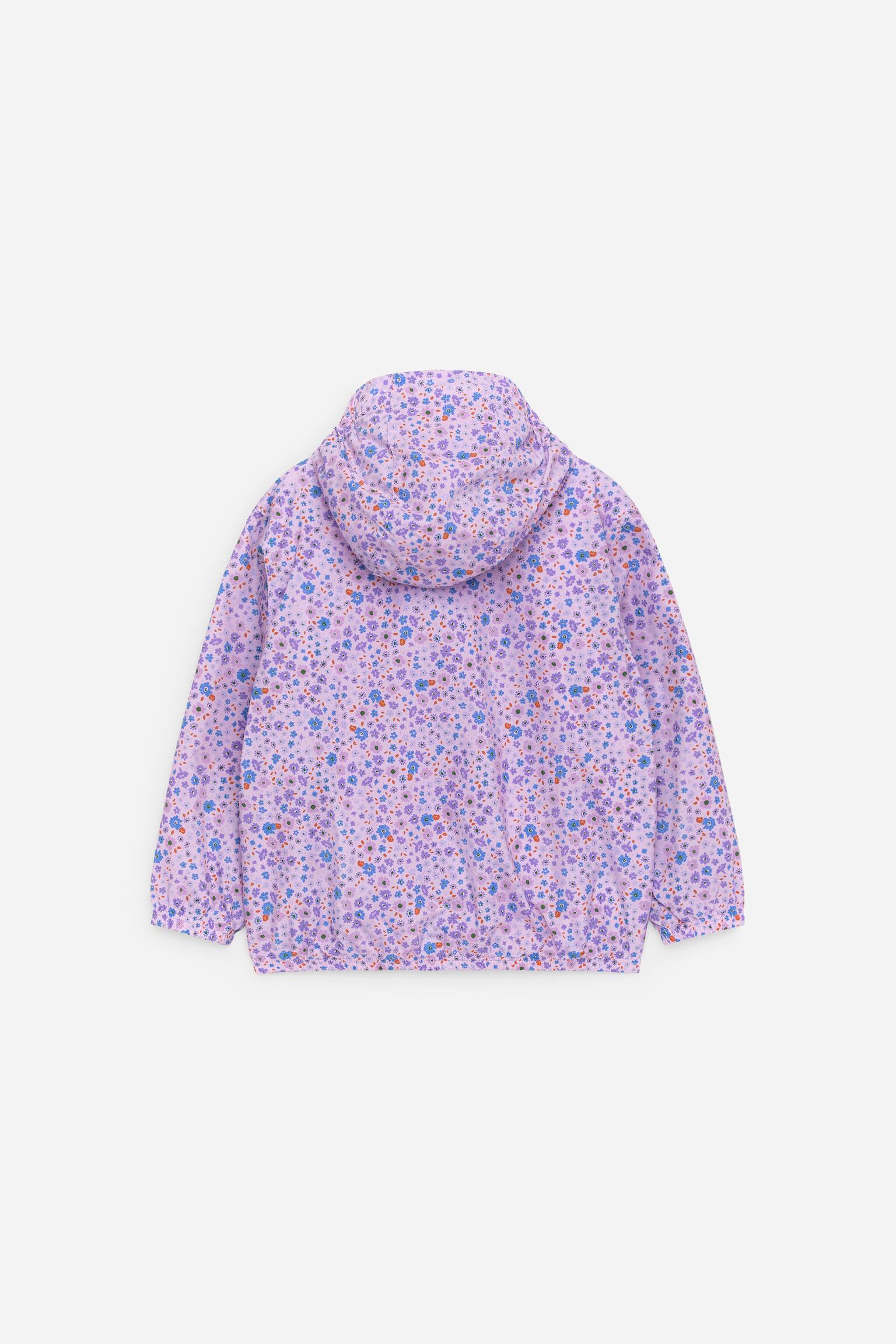 Shelljack met fleece voering - Lila/veelkleurig/Groen - 3