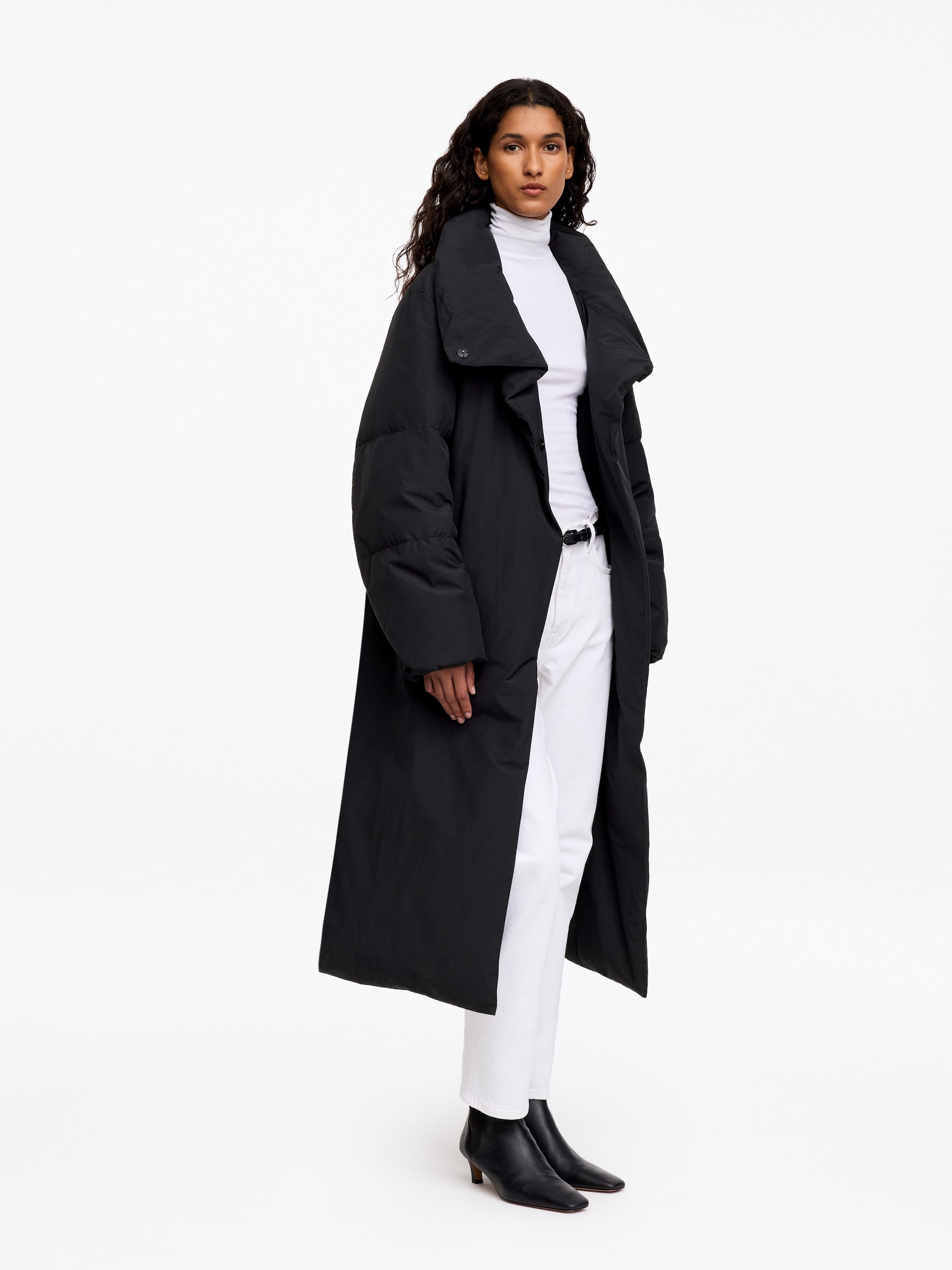 Cappotto con imbottitura Re:Down® - Nero - Regular fit - women - StillMedia/Lookbook - 3