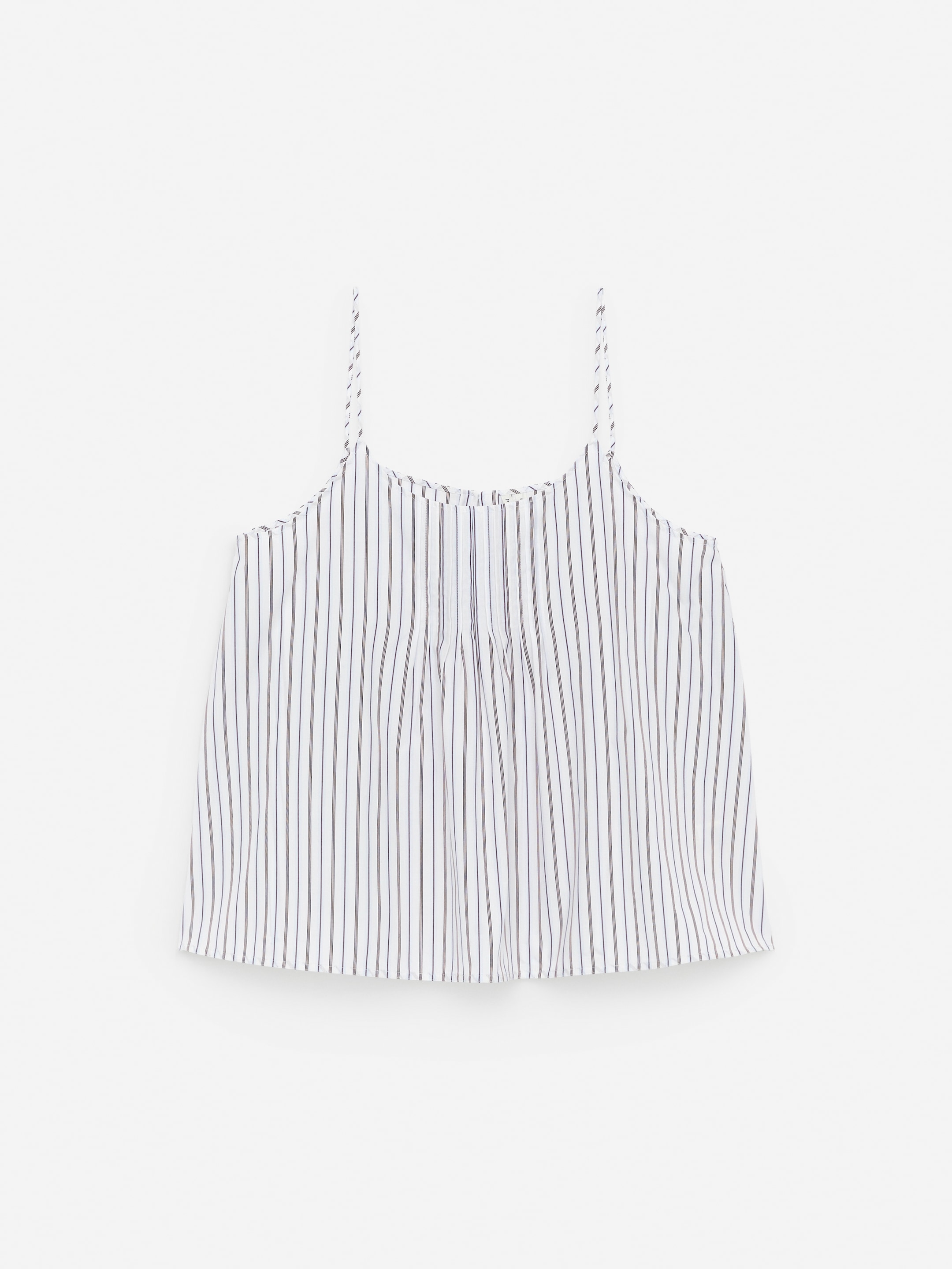 Cotton Strap Top - White/Multi-Colour - Loose fit - Women - StillMedia/DescriptiveStillLife - 2