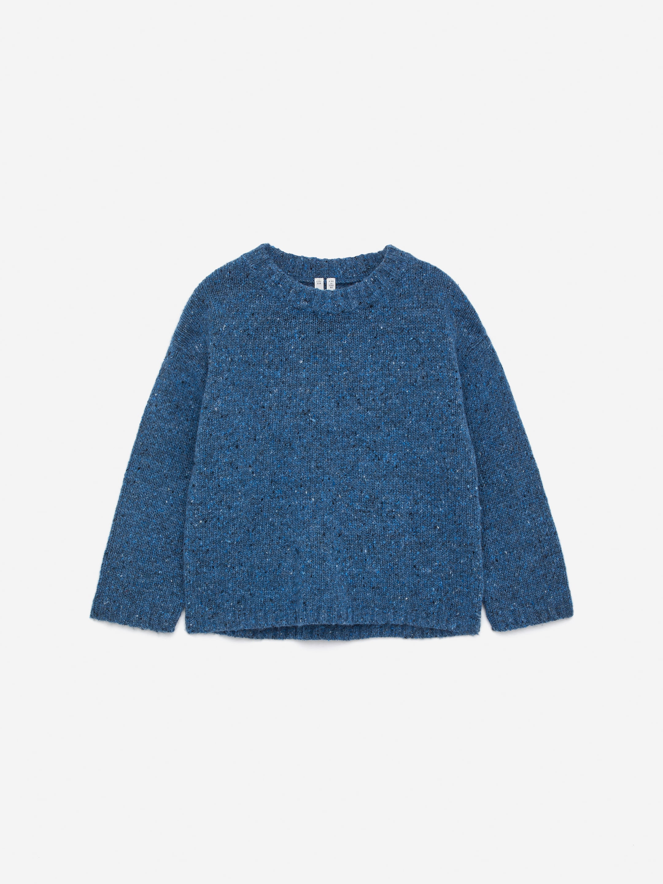 Pullover aus Noppenwollmischung-#1E00C0-16605