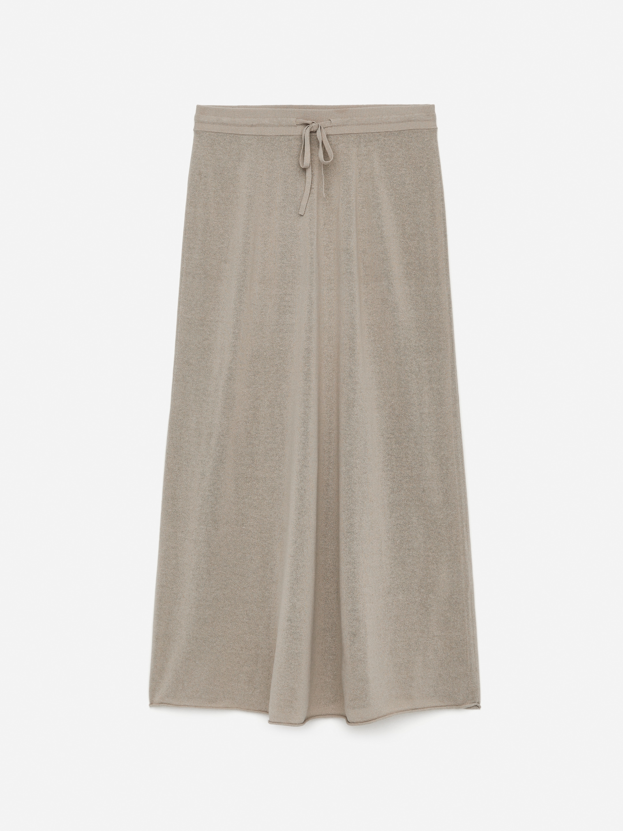 Zobrazit větší obrázek: Sukně z lněno-bavlněné směsi - Mole - ŽENY | H&M CZ 1