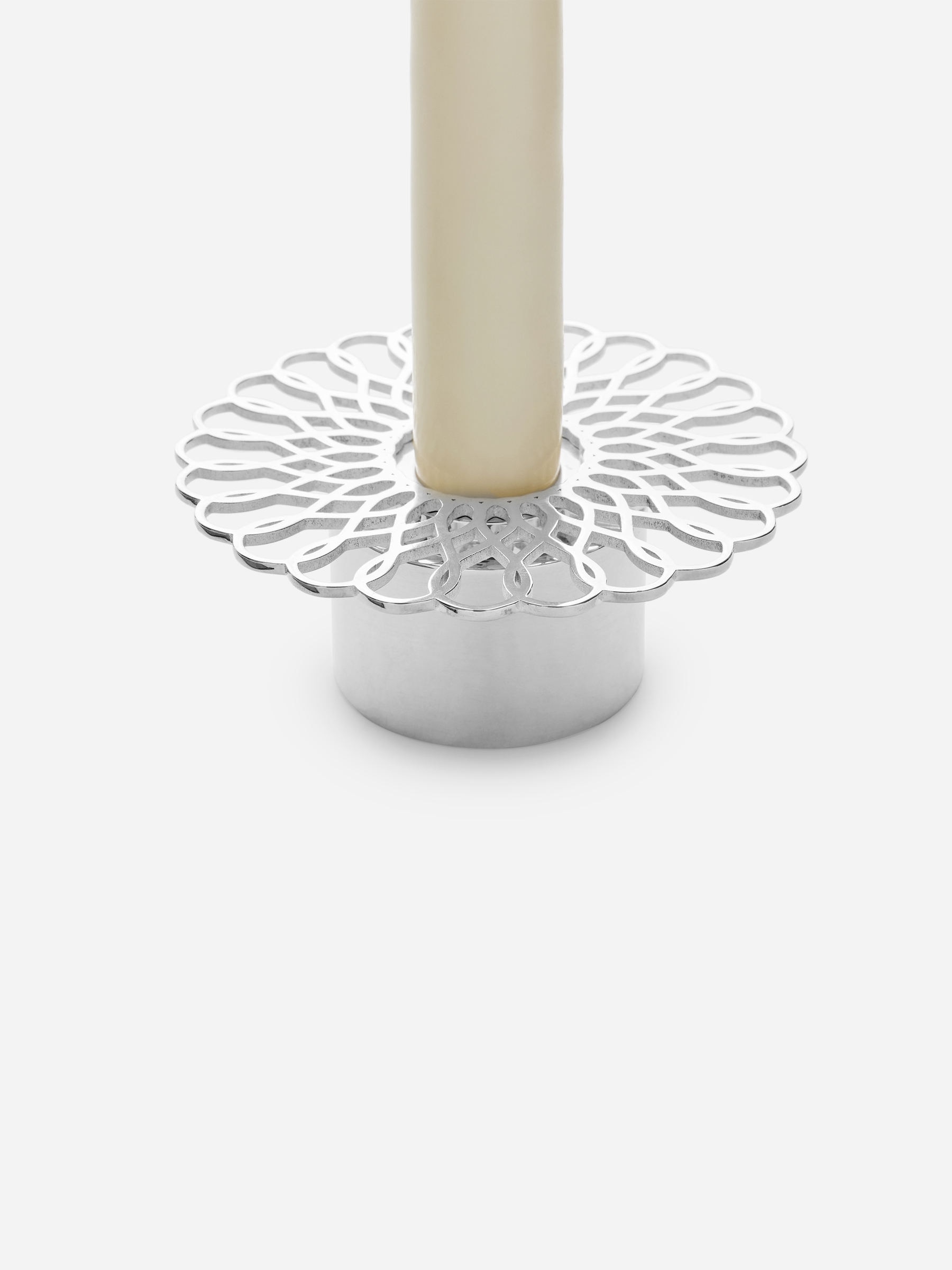 Silver-Plated Candle Ring - Silver - Homeware - StillMedia/DescriptiveDetail - 3