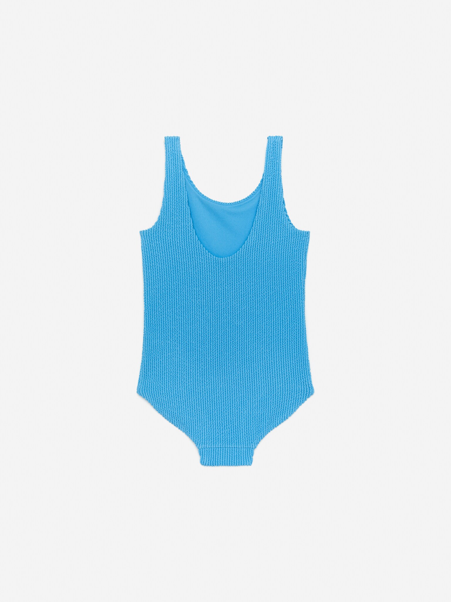 Costume da bagno increspato - Blu - 3
