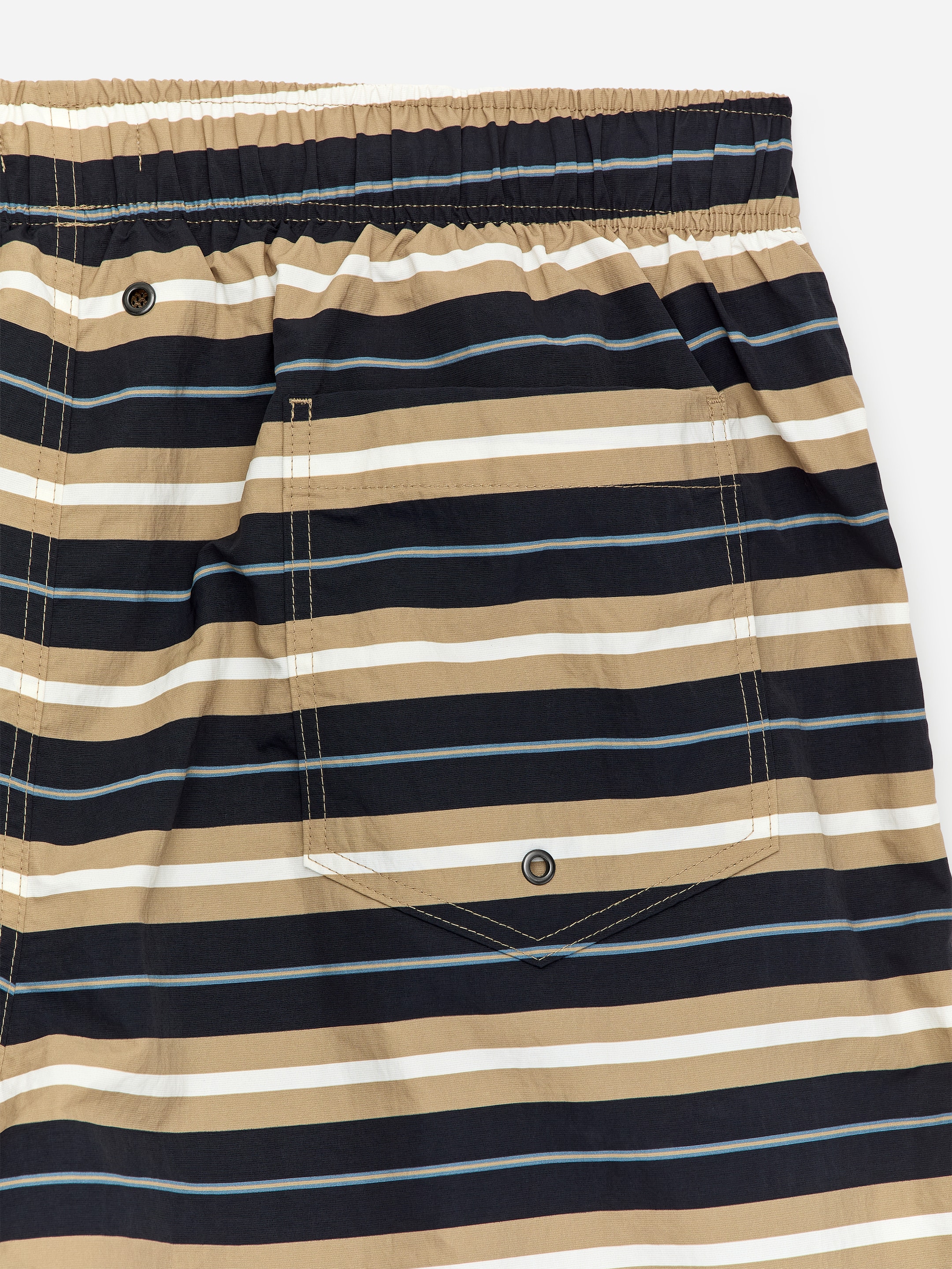 Allover-Printed Swim Shorts - Beige/Striped - Men - StillMedia/DescriptiveDetail - 1
