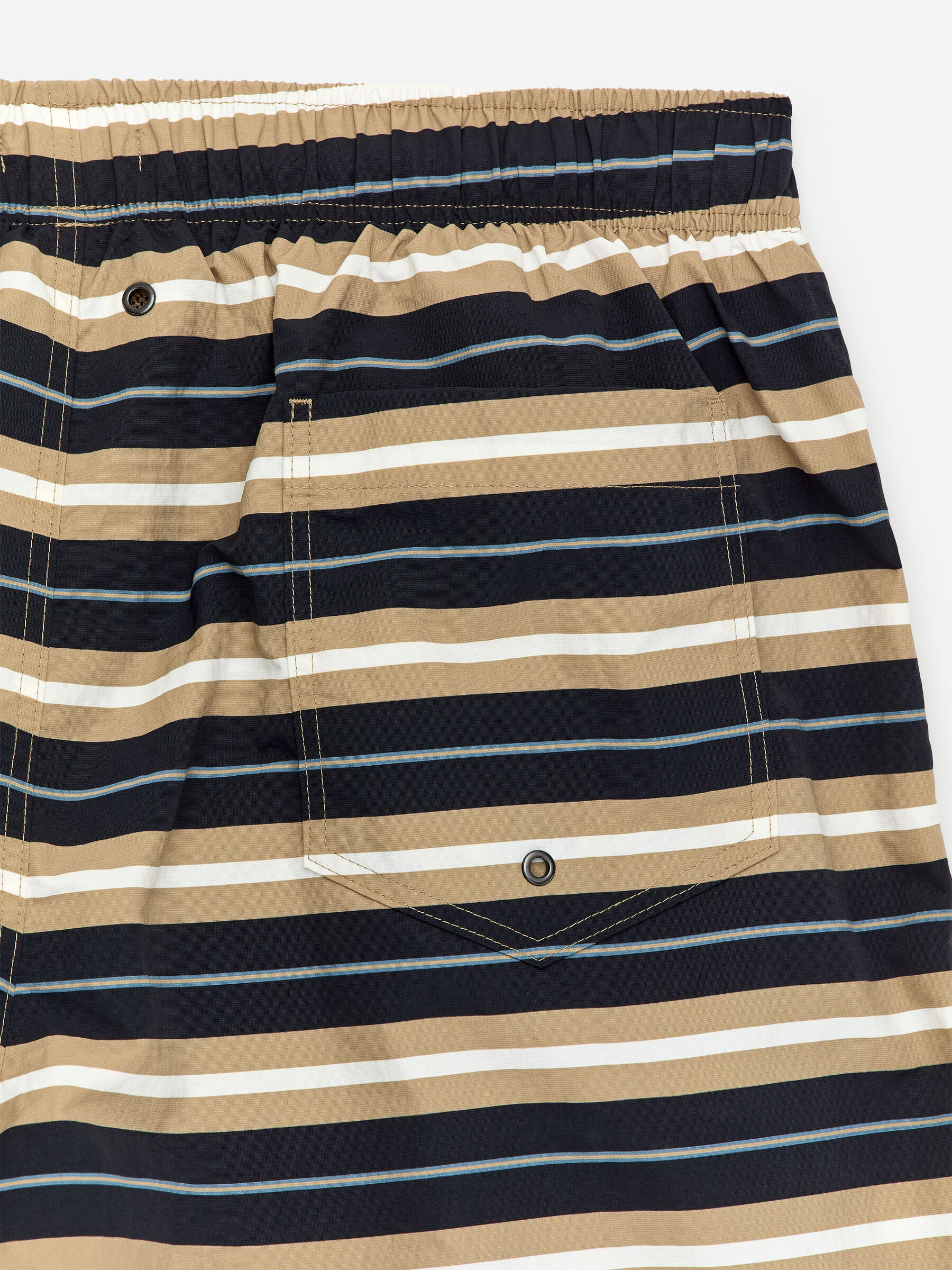 Allover-Printed Swim Shorts - Beige/Striped - Men - StillMedia/DescriptiveDetail - 1