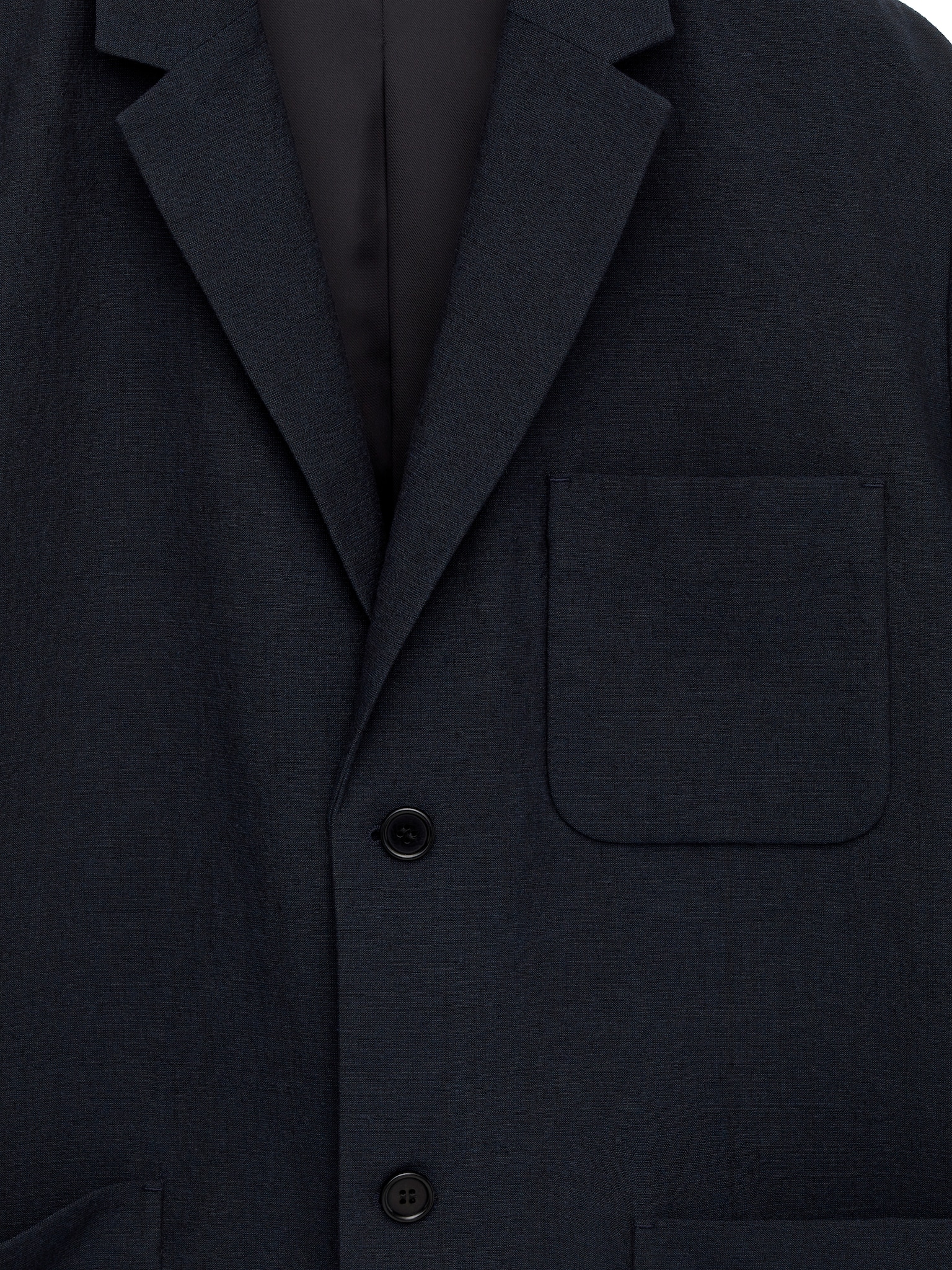 Blazer texturé - Bleu foncé - 4