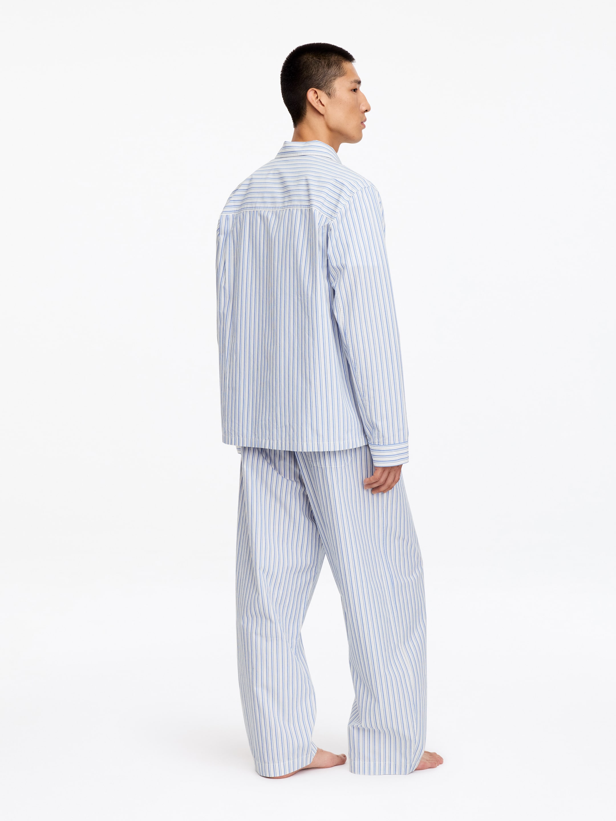 Camisa de pijama de rayas - Azul/rayas - Corte estándar - men - StillMedia/Lookbook - 4