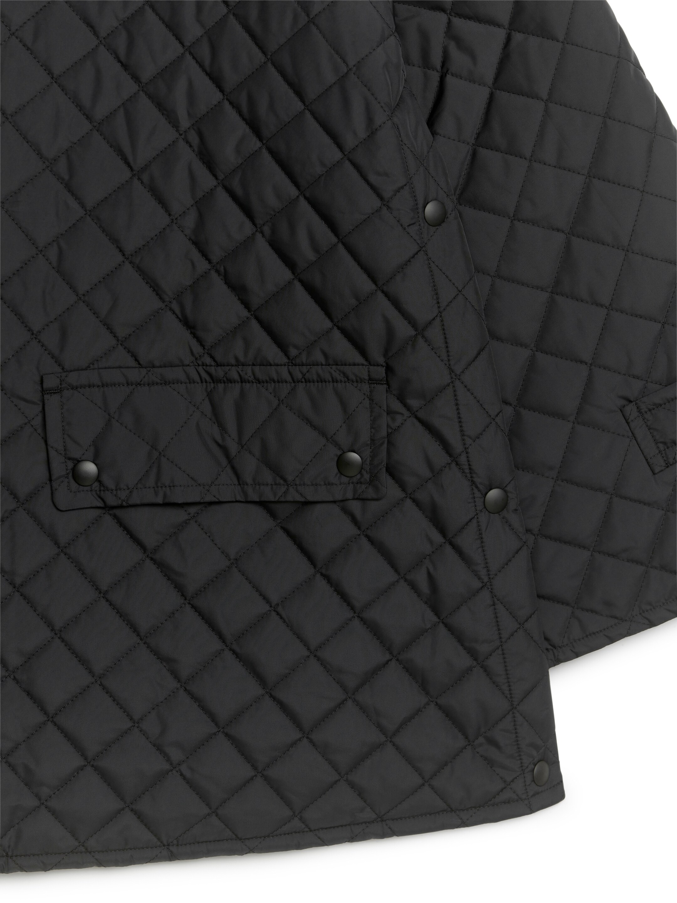 Visa större bild: Quiltad jacka - Svart - DAM | H&M SE 4