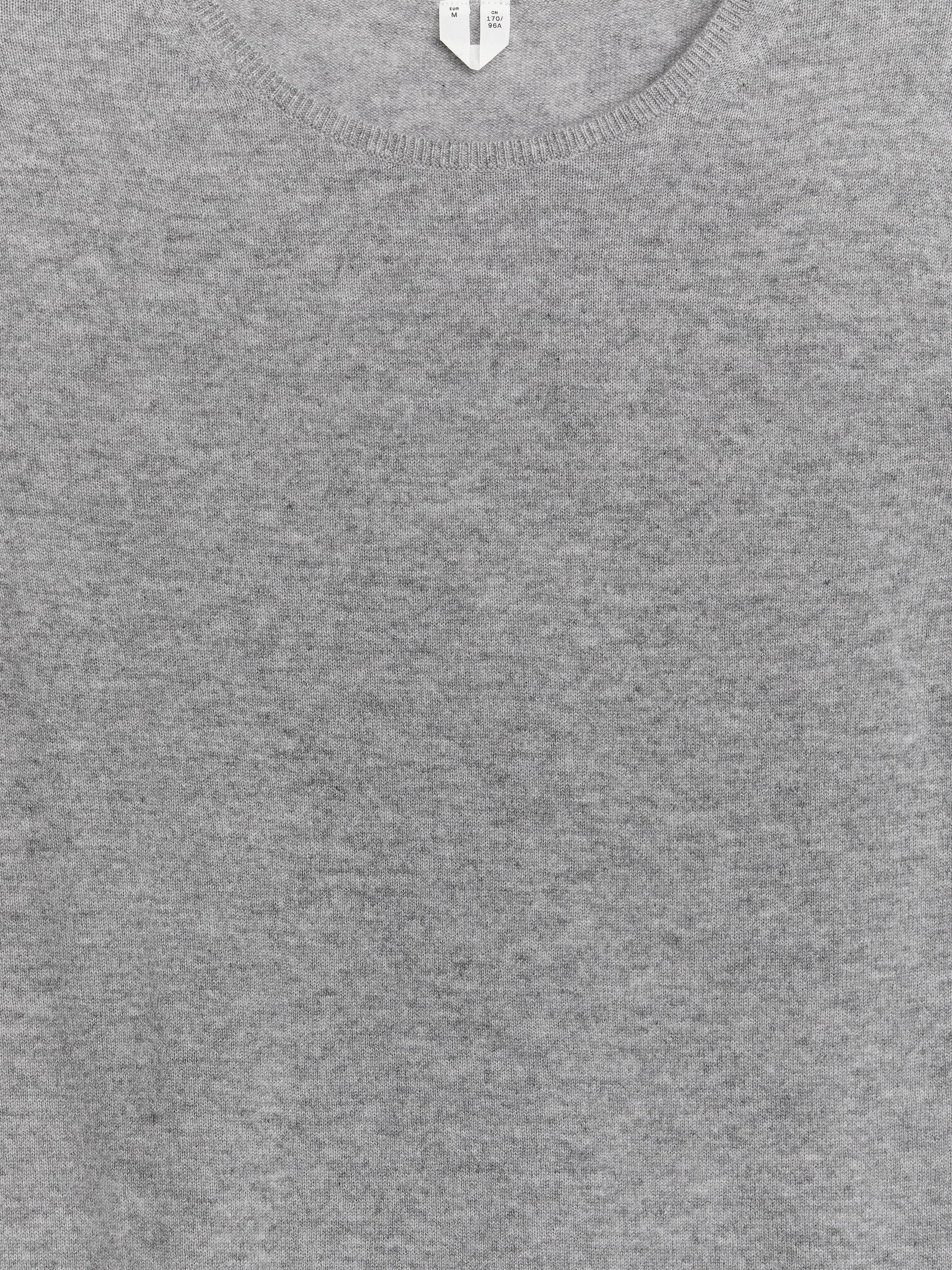 Cashmere T-Shirt - Grey - Slim fit - Women - StillMedia/DescriptiveDetail - 2