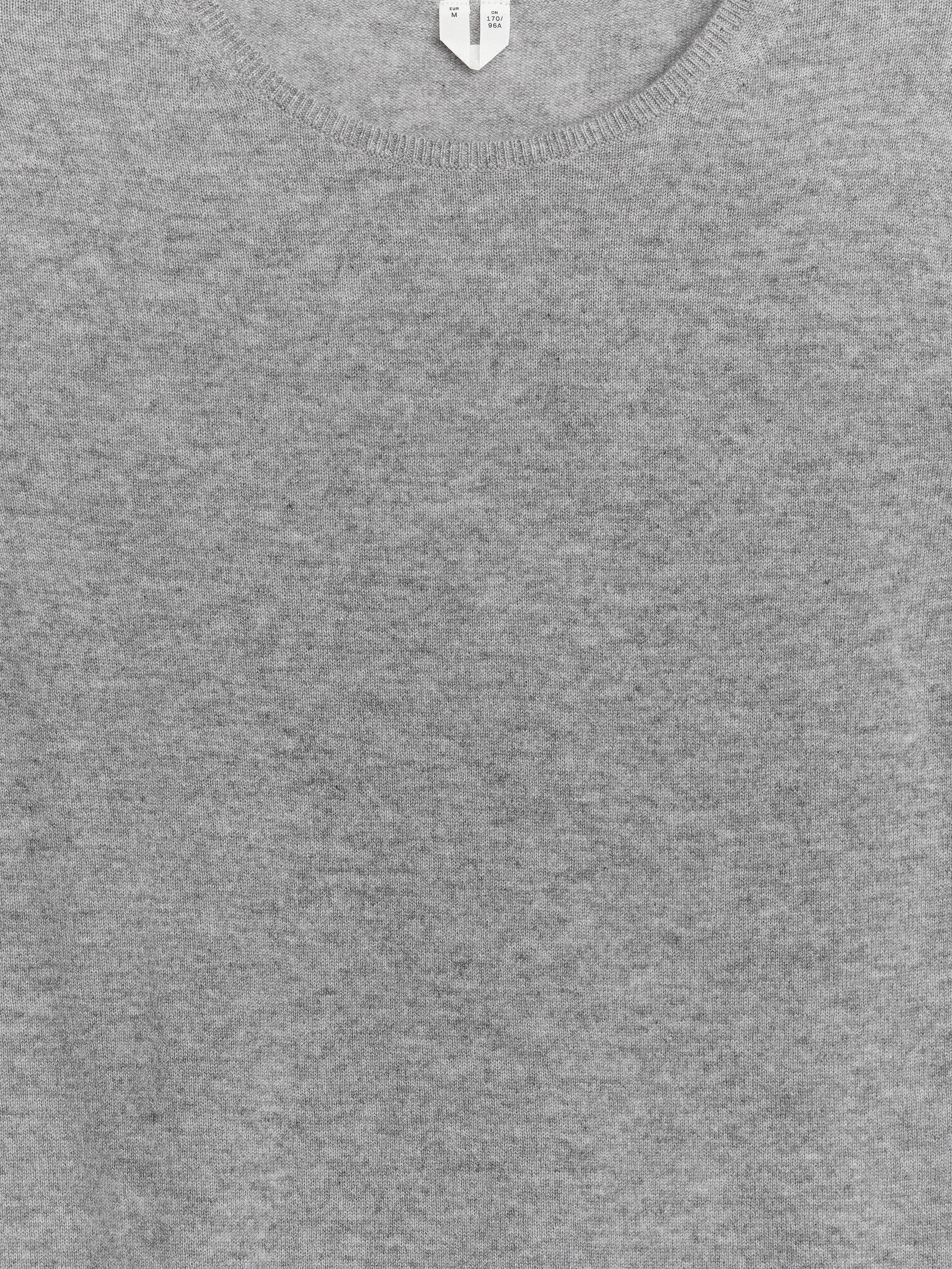Cashmere T-Shirt - Grey - Slim fit - Women - StillMedia/DescriptiveDetail - 2