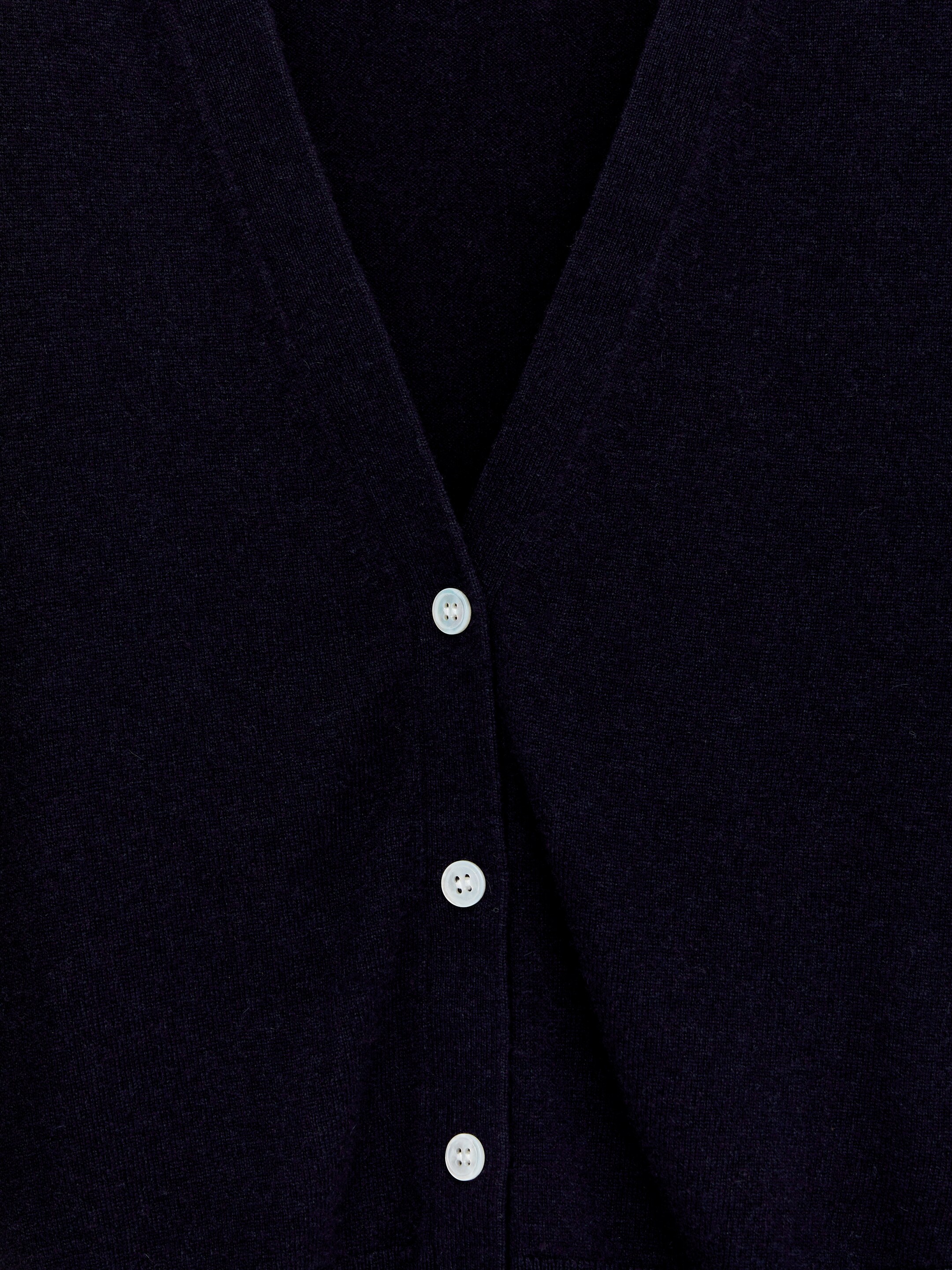 View larger image: Cashmere Cardigan - Dark Blue - Ladies | H&M GB 2