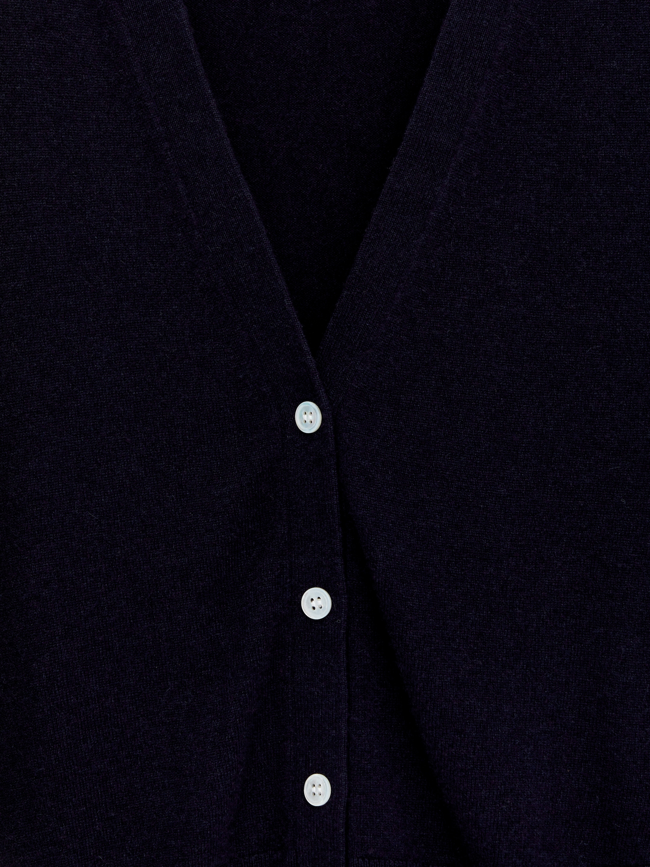 Cashmere Cardigan - Dark Blue - Loose fit - Women - StillMedia/DescriptiveDetail - 2