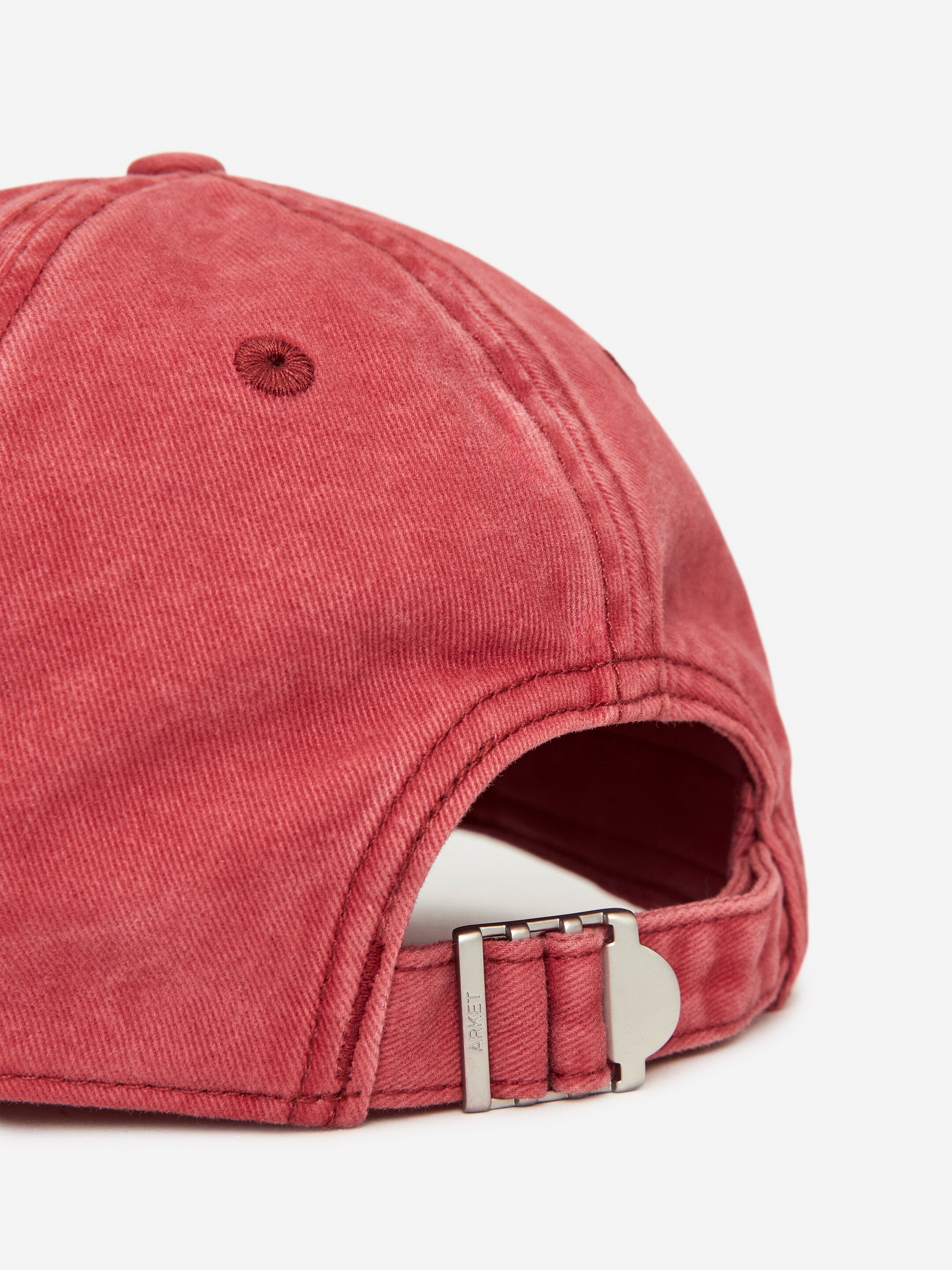 View larger image: Washed Cotton Cap - Red - Ladies | H&M GB 3