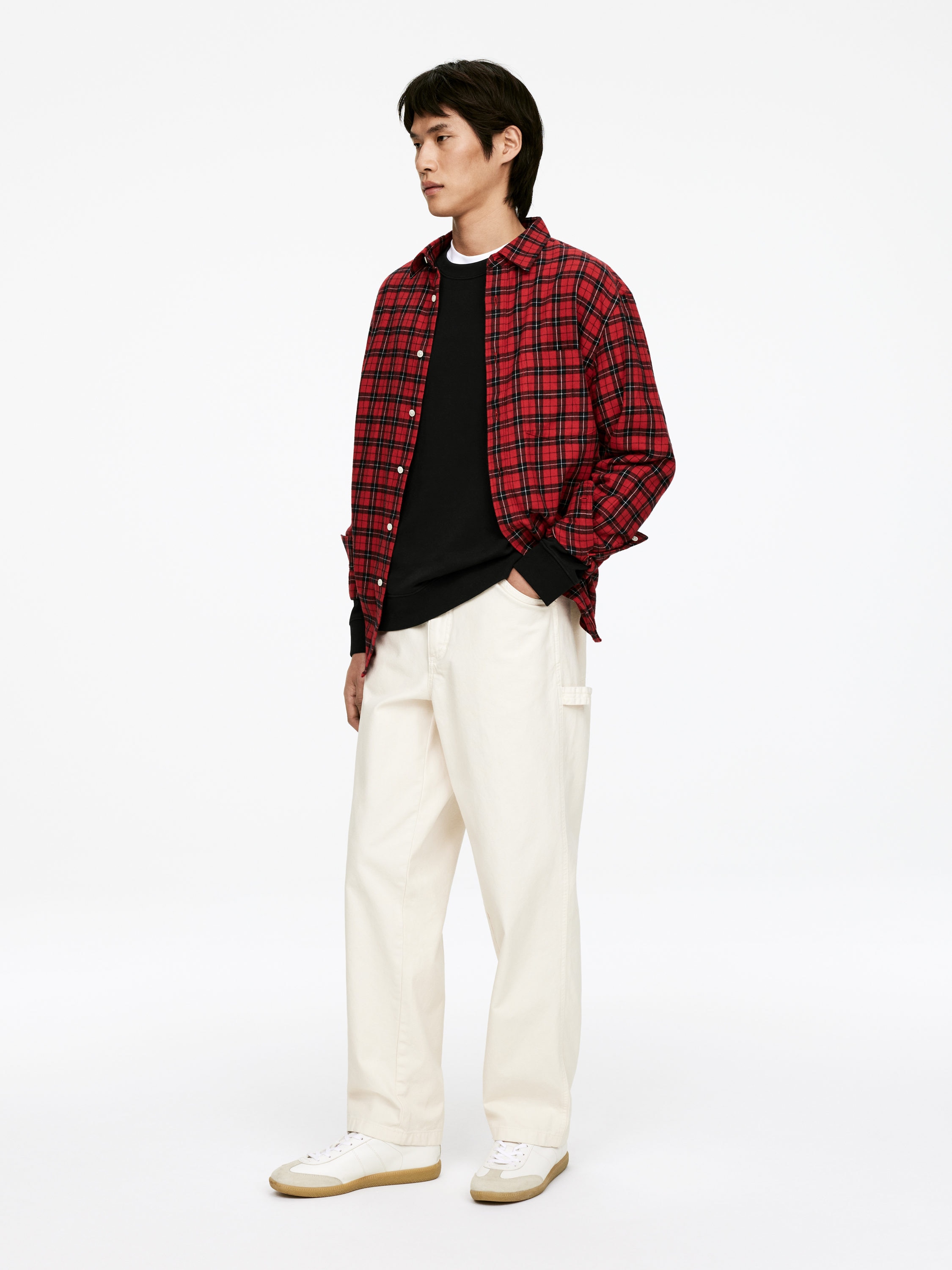 Mid-Weight Sweatshirt - Black - Regular fit - Men - StillMedia/Lookbook - 9