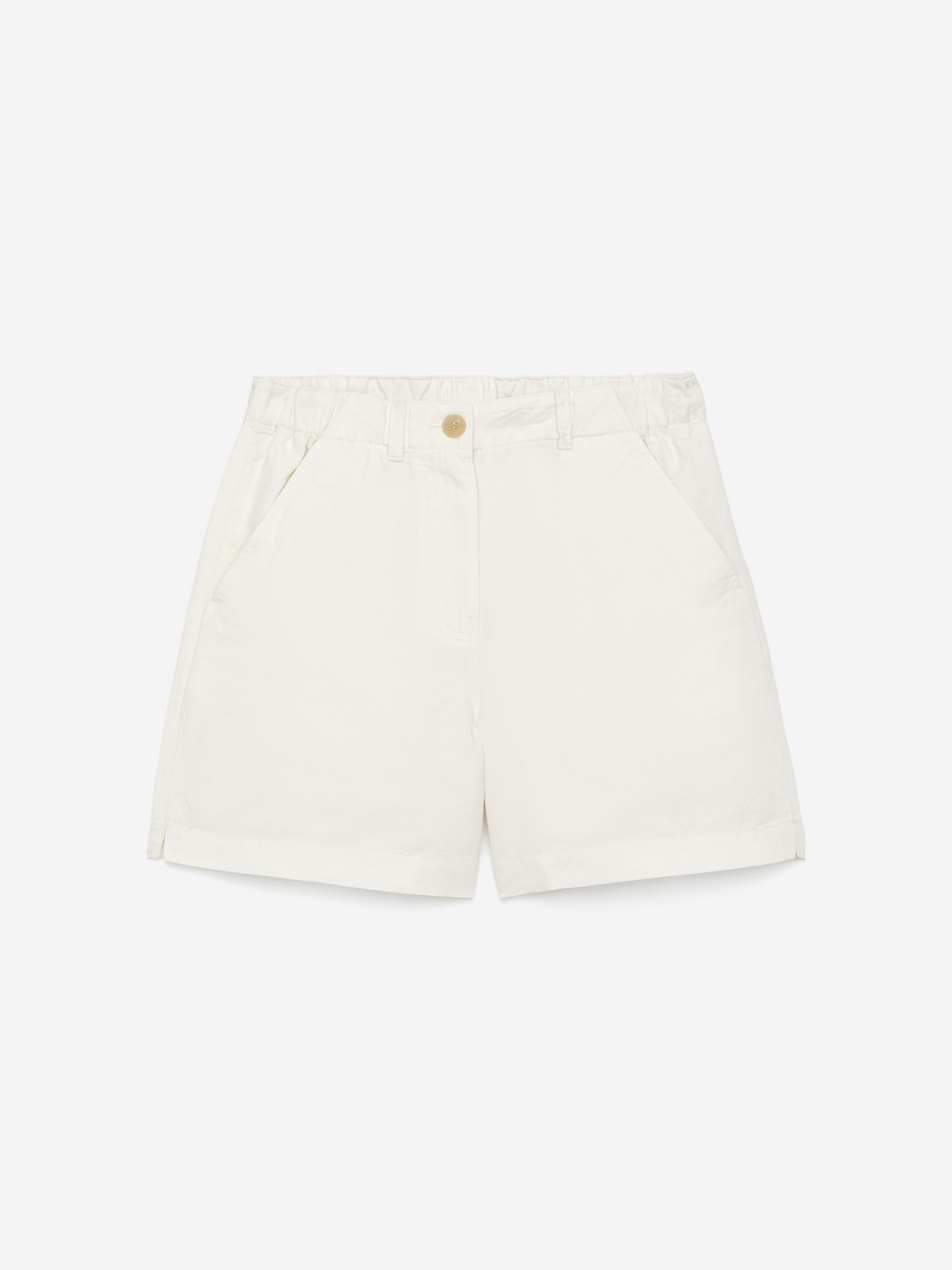 Short chino - Blanc - Relaxed fit - Femme - StillMedia/DescriptiveStillLife - 1