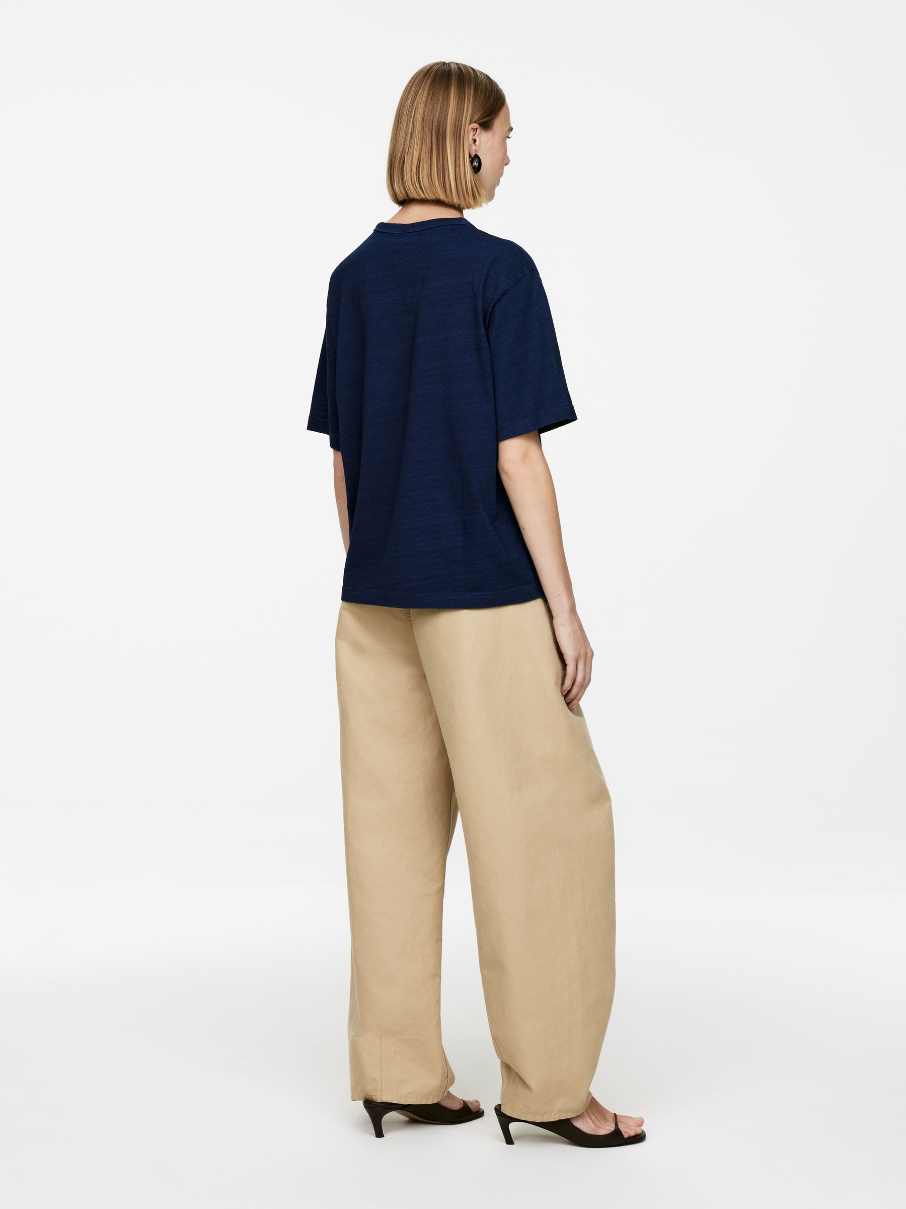 Midweight T-Shirt - Dark Blue - Regular fit - Women - StillMedia/Lookbook - 6