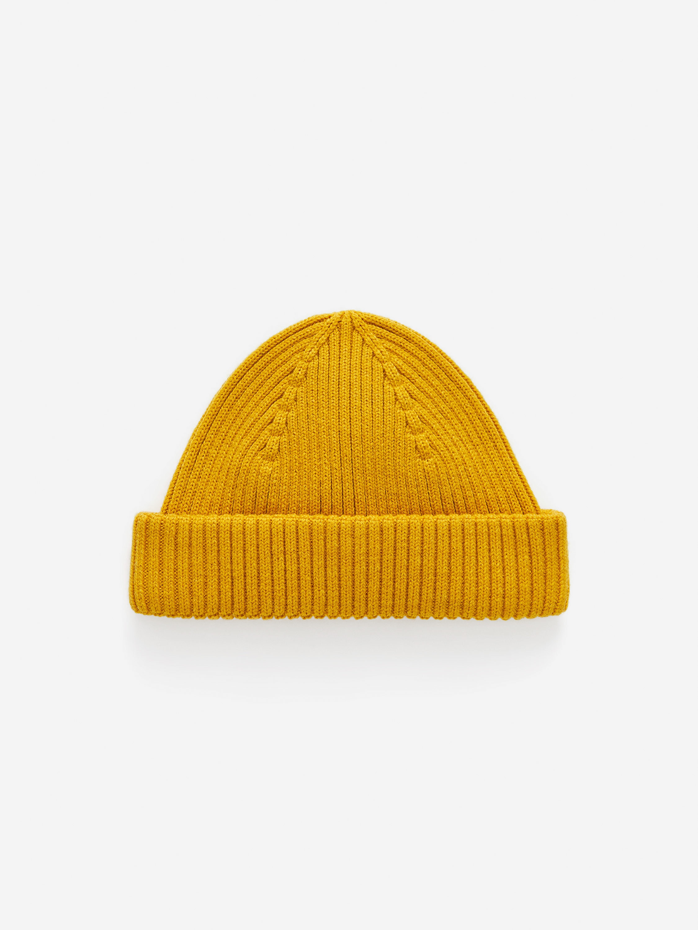 Gerippte Beanie aus Wollmischung-#C8A93F-16841