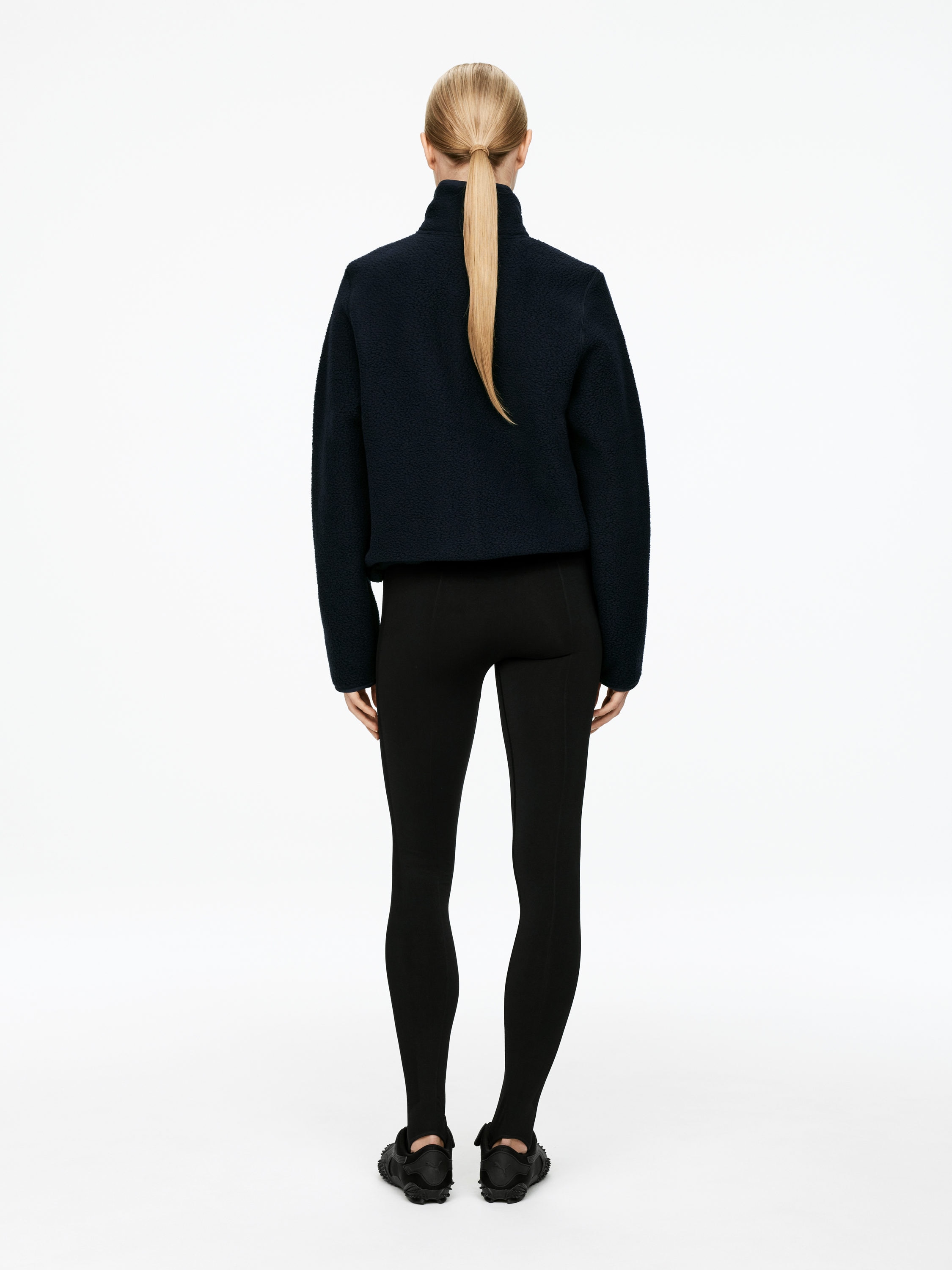 Fleece Jacket - Dark Blue - Slim fit - Women - StillMedia/Lookbook - 5