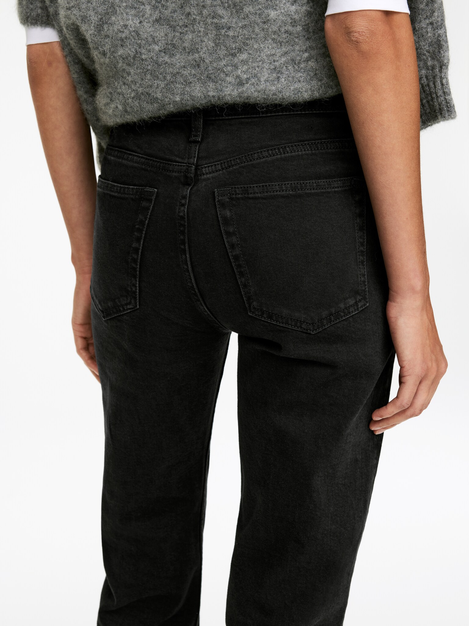 JADE CROPPED Slim Jeans - Washed Black/White/Blue/Dark Blue/Dark Red/Mid Blue/Dark Blue/Black - 6
