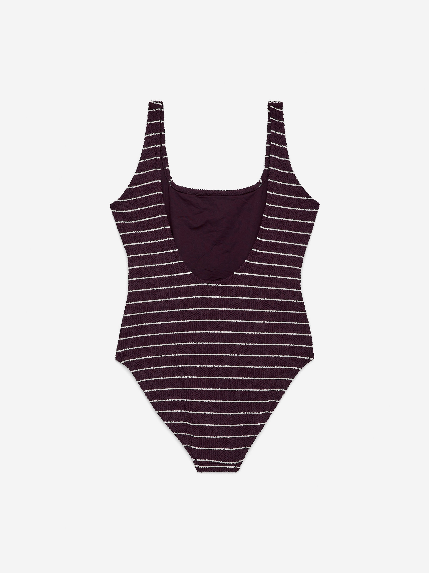 Textured Swimsuit - Burgundy/White - Women - StillMedia/DescriptiveStillLife - 1