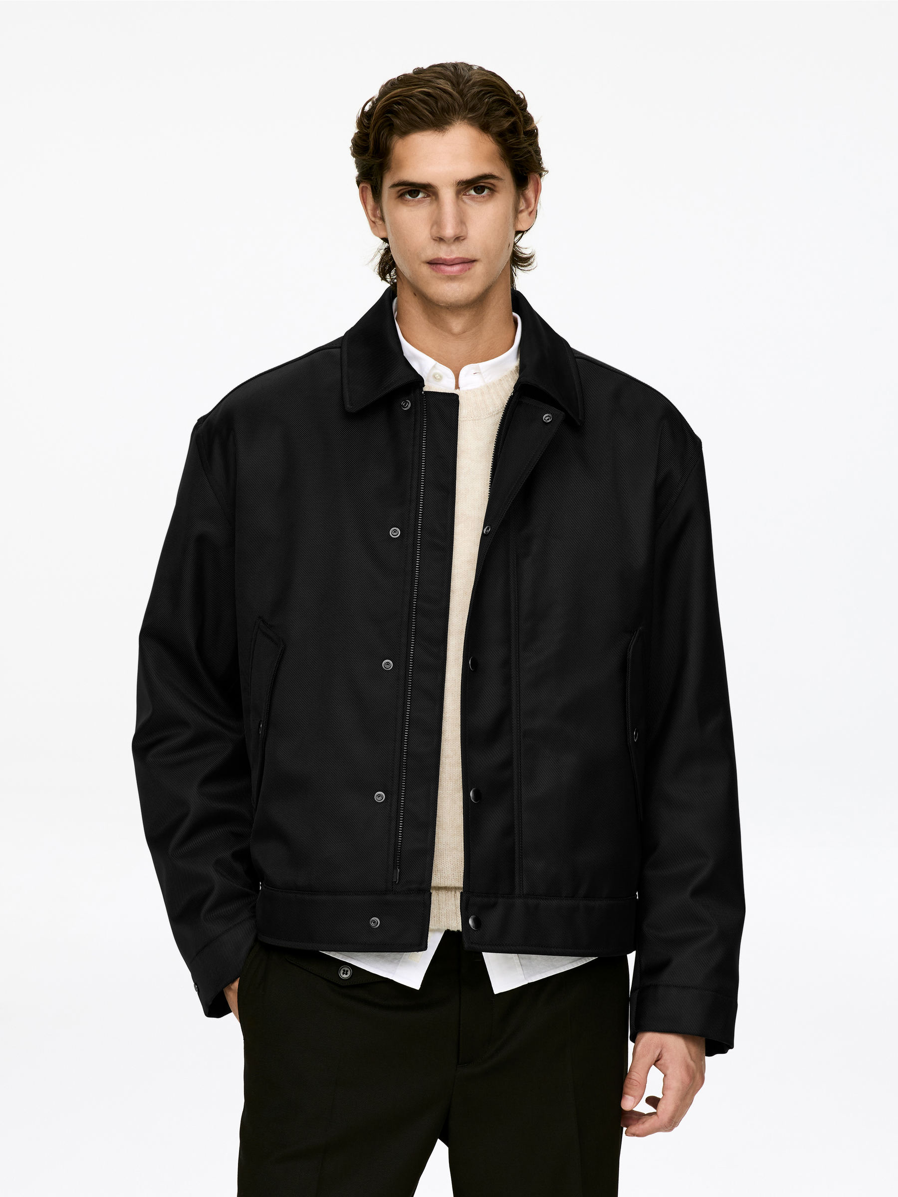Utility Jacket - Black - Relaxed fit - Men - StillMedia/Lookbook - 4