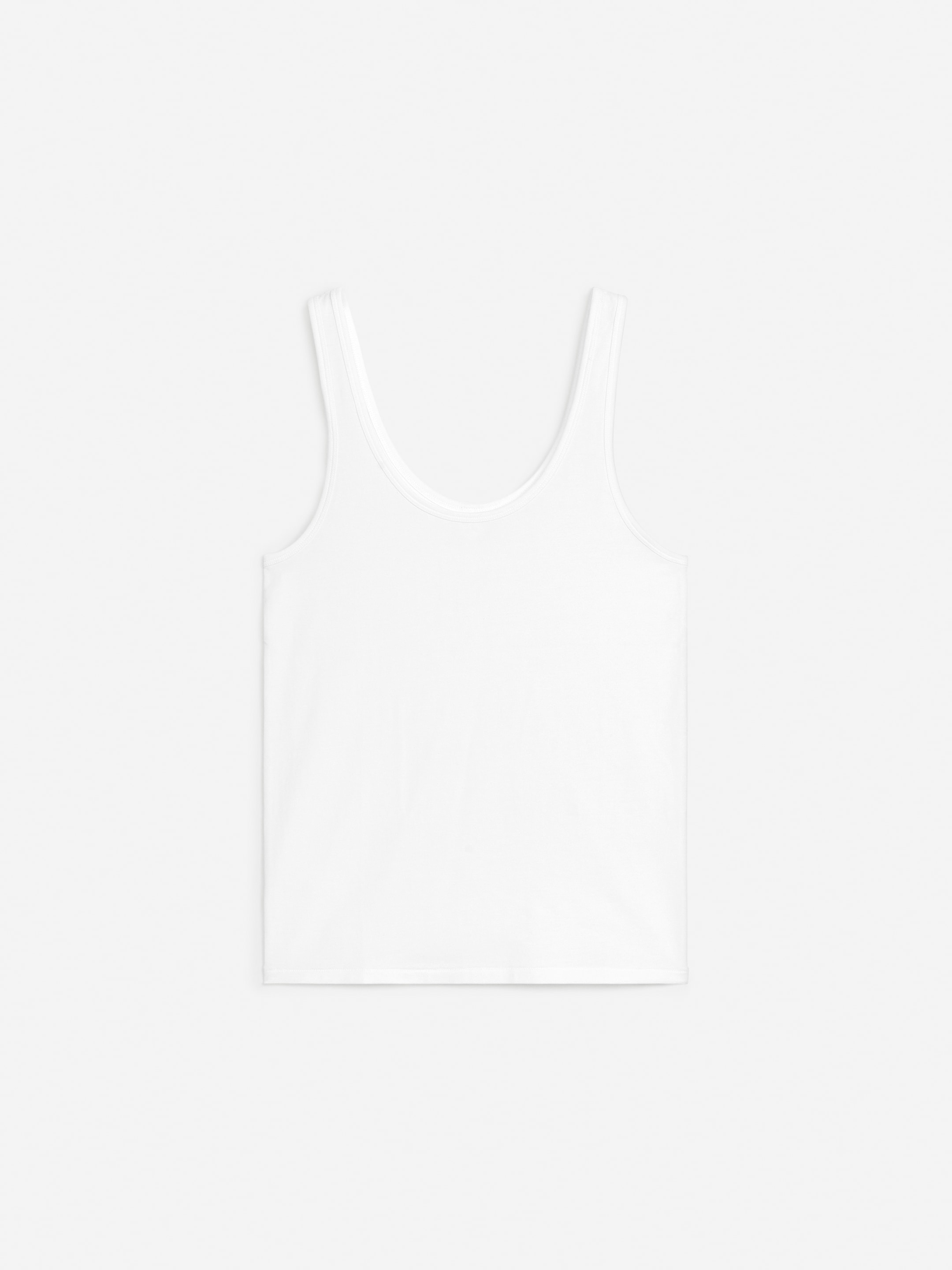 Grotere afbeelding bekijken: Cotton Tank Top - White - DAMES | H&M BE 1