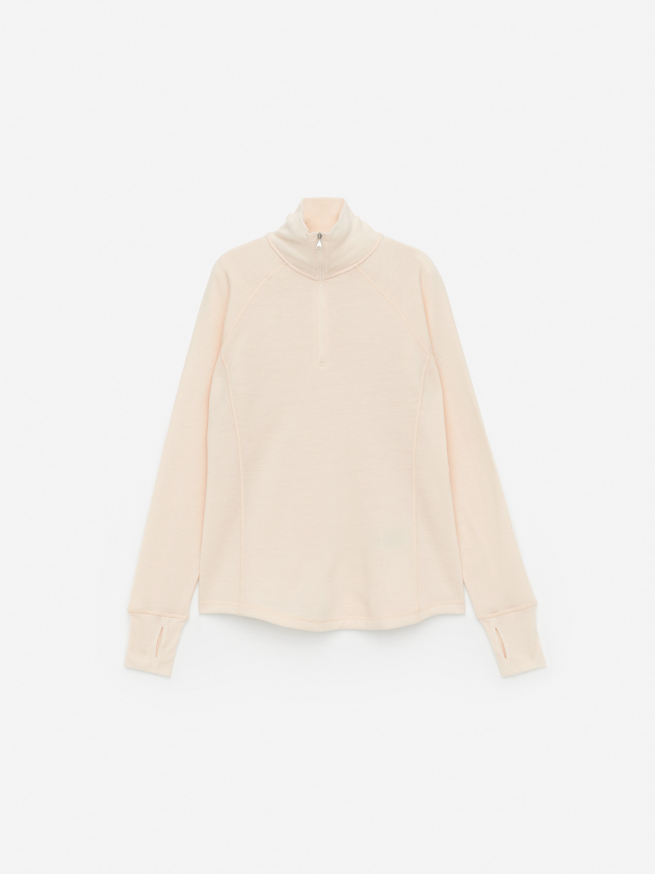 Topp i ullfleece - Off-white - Slim fit - Women - StillMedia/DescriptiveStillLife - 2