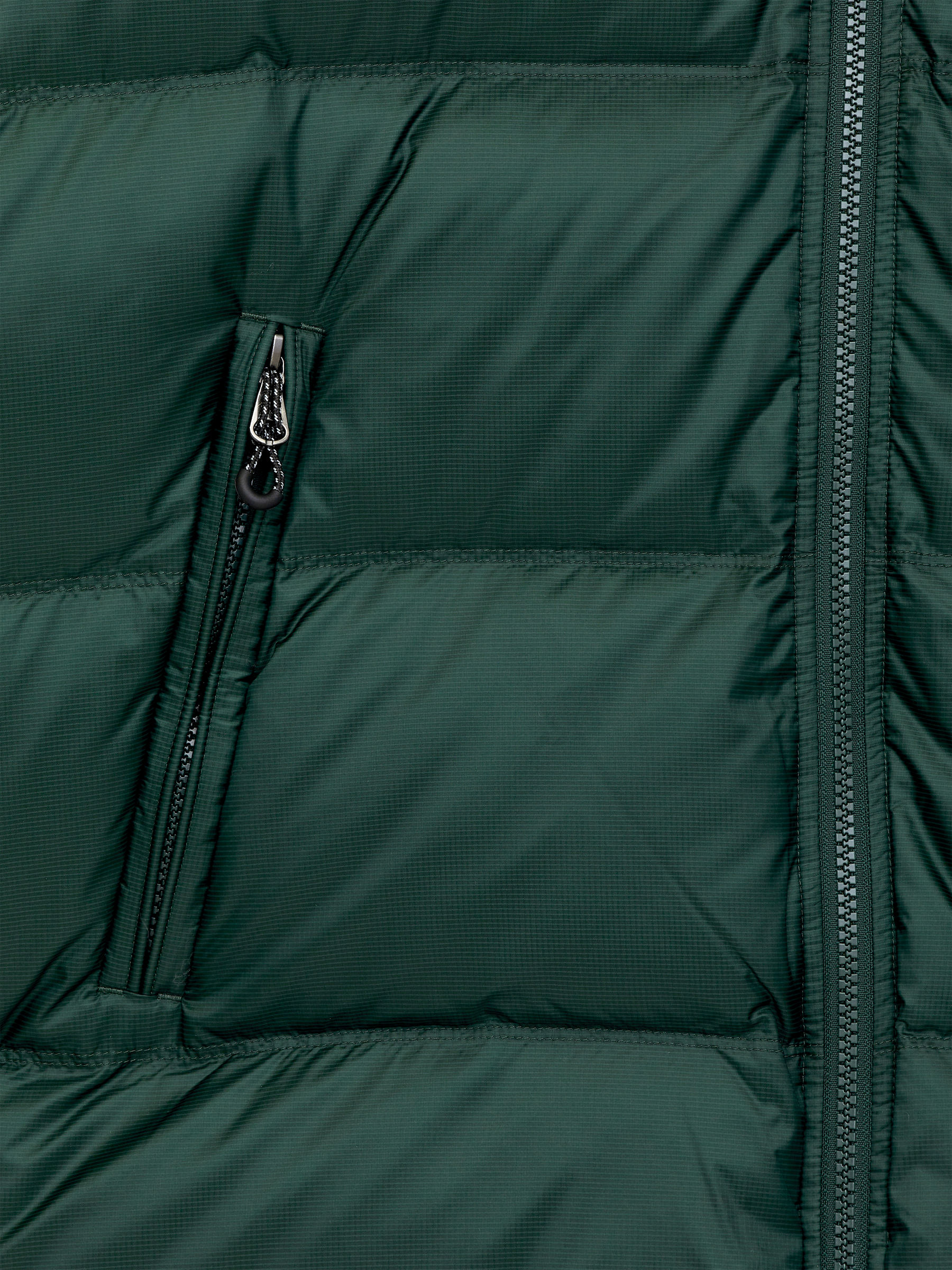 Upcycled Down Sporty Jacket - Dark Green - Regular fit - Men - StillMedia/DescriptiveDetail - 3