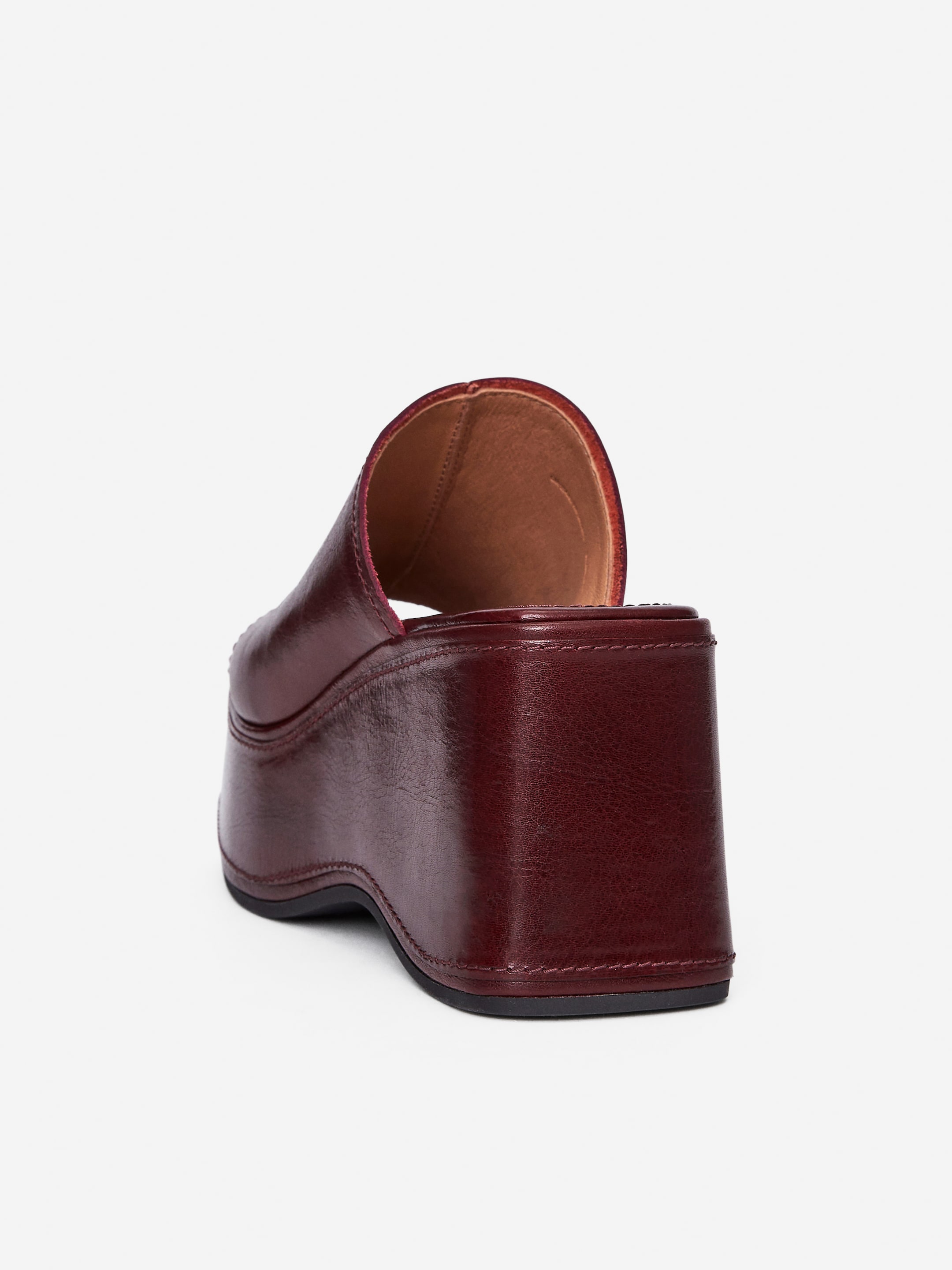 Ver imagem maior: Platform Mules - Bordeaux - SENHORA | H&M PT 5