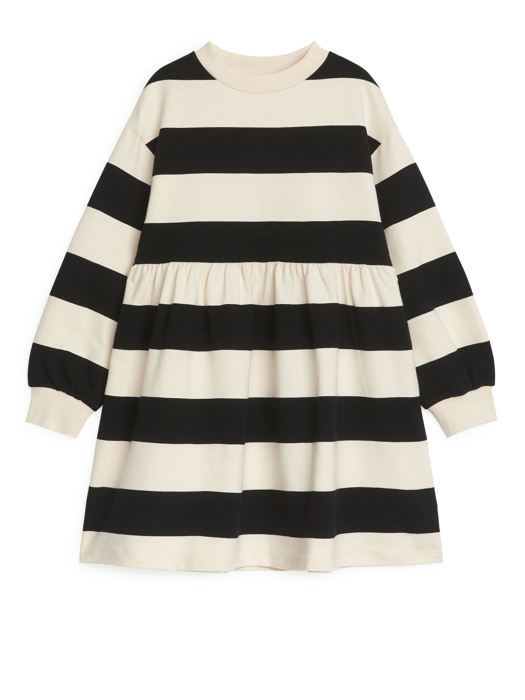 Oversized-Sweatshirtkleid - Cremeweiß/Schwarz - Oversize - Kinder - StillMedia/DescriptiveStillLife - 1