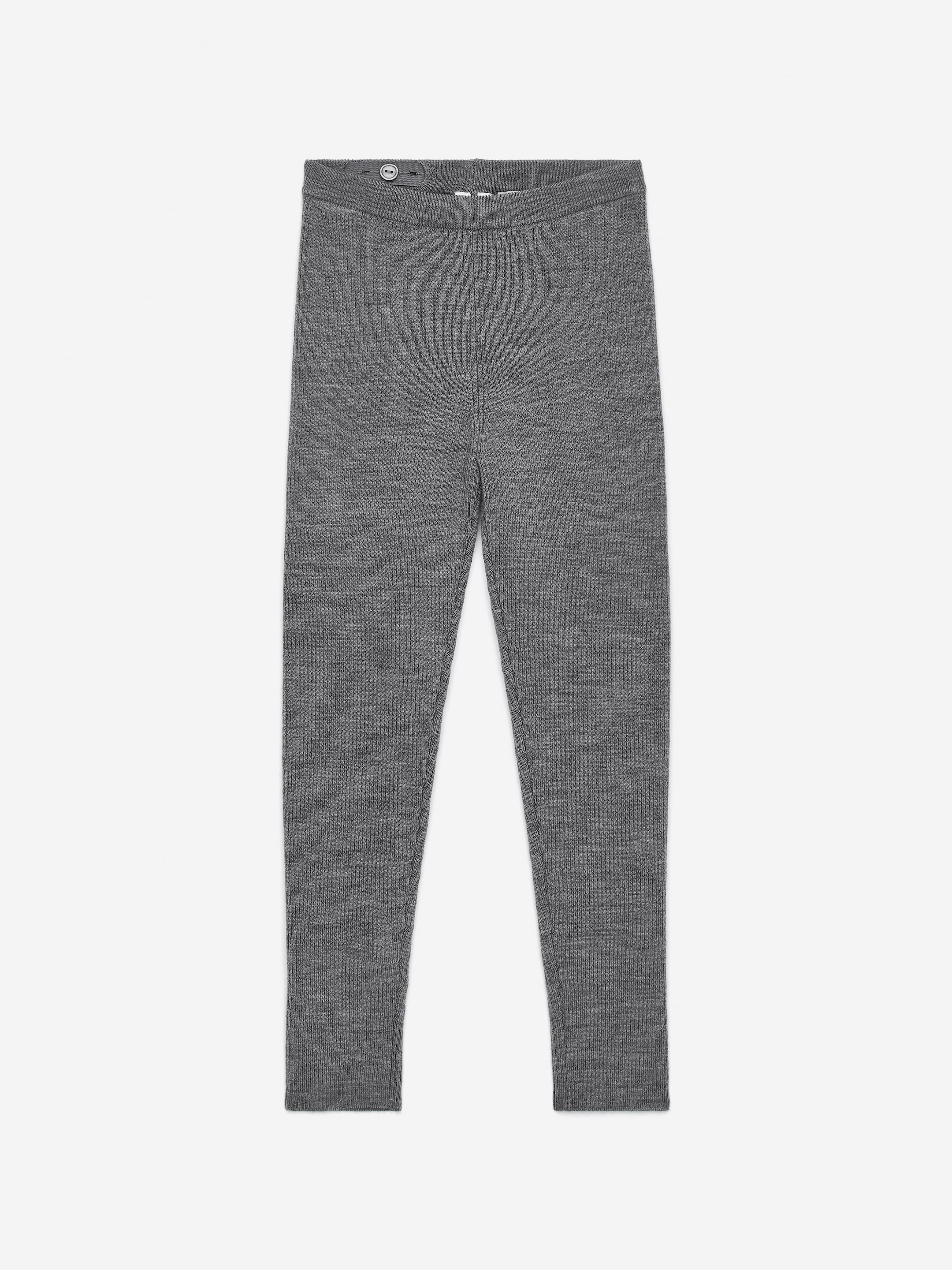 Agrandir l'image: Leggings côtelés en laine mélangée - Gris chiné - ENFANT | H&M CH 1