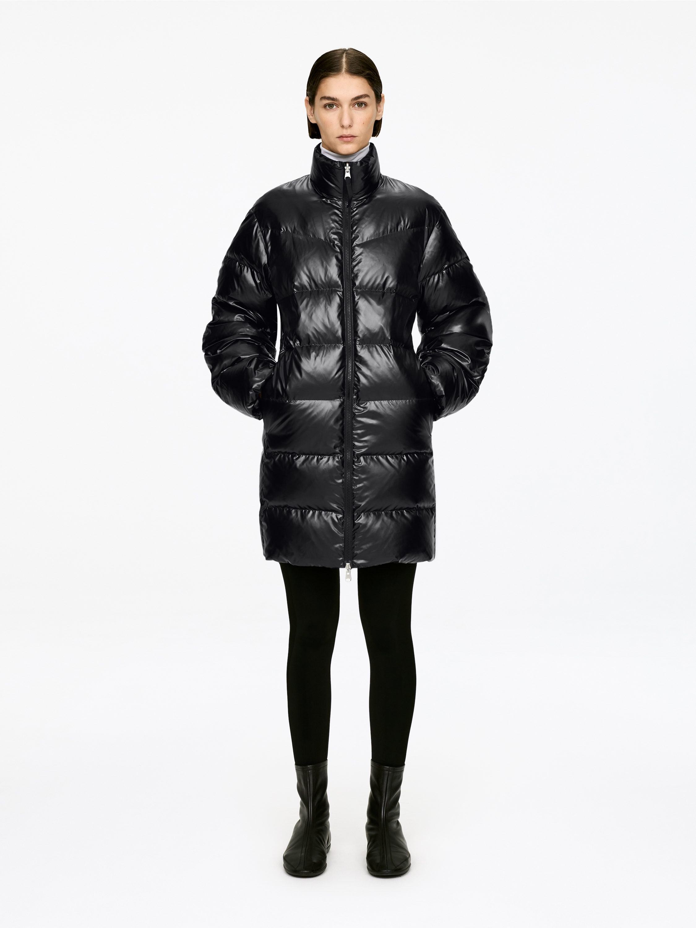 Manteau long Upcycled Down-#272627-16912