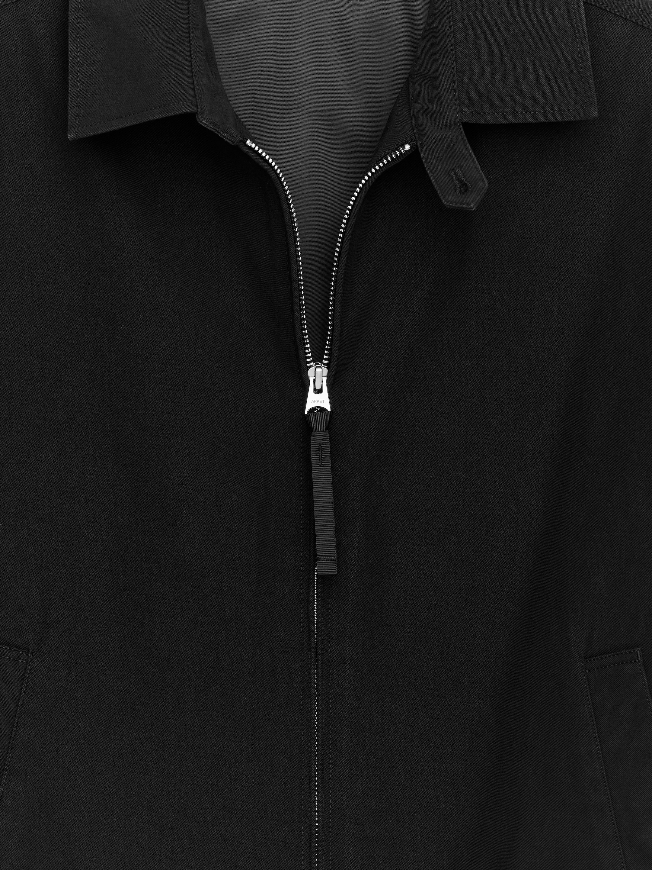 Cotton Blouson - Black - Regular fit - Men - StillMedia/DescriptiveDetail - 1