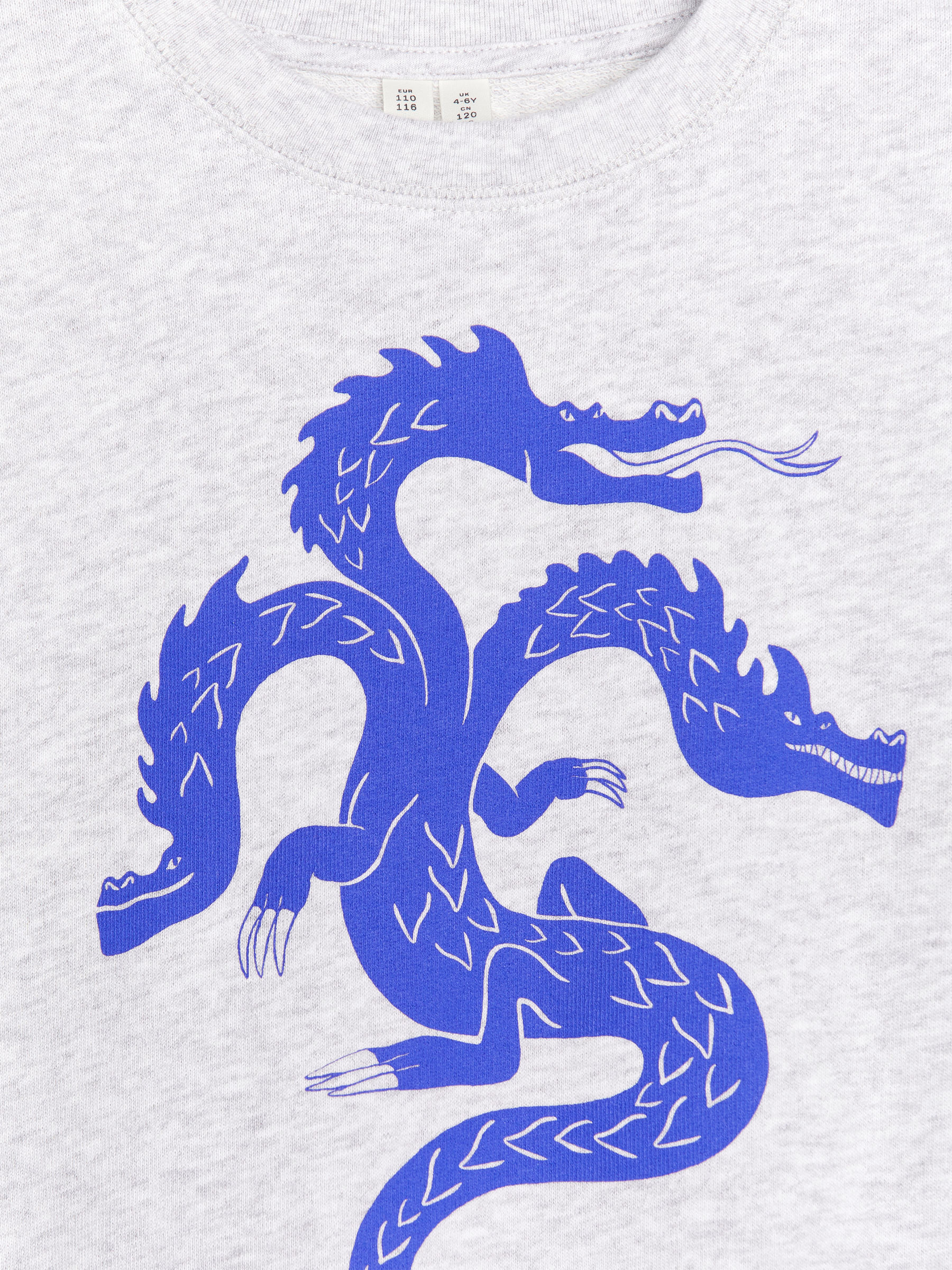 Legeres Sweatshirt - Grau/Drache - Relaxed Fit - Kinder - StillMedia/DescriptiveDetail - 1